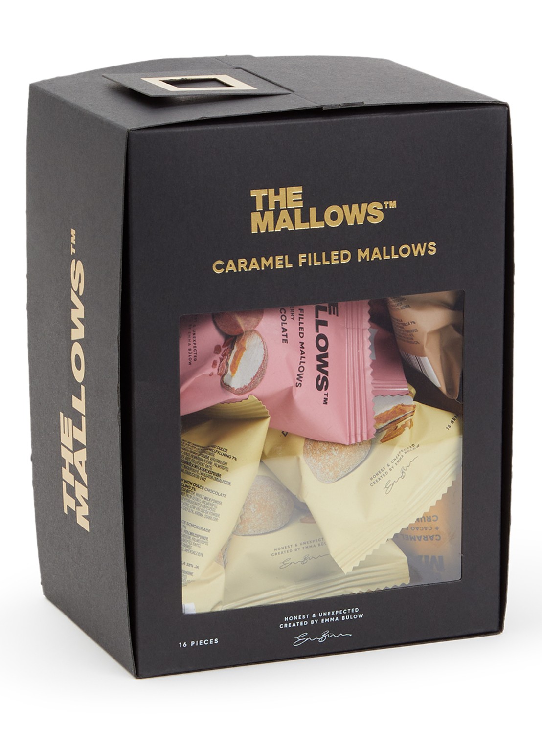 The Mallows Caramel Filled Mallows giftbox 16 stuks - voorkant undefined