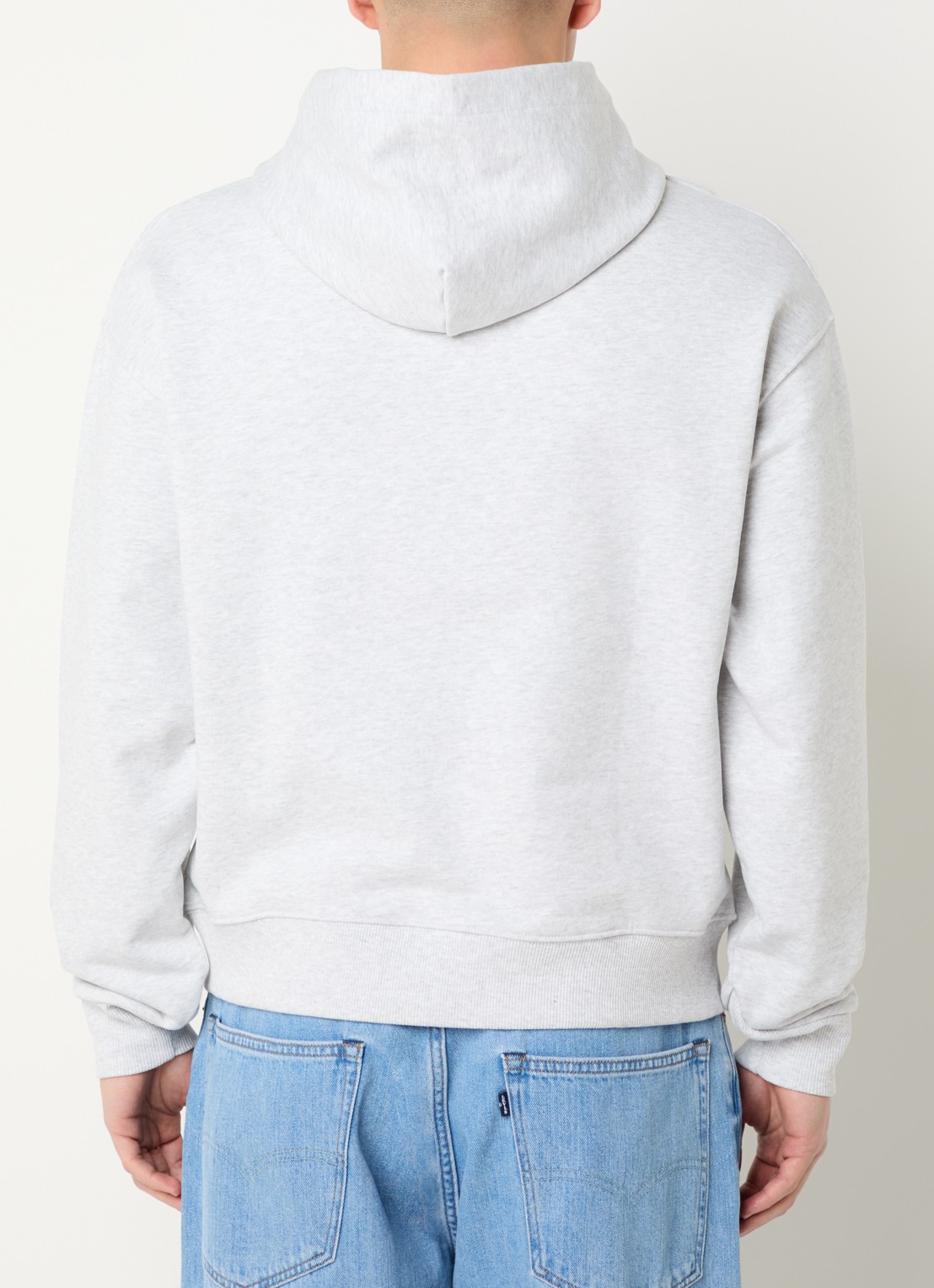 The New Originals Apple hoodie met logo - achterkant 3 grijsmele