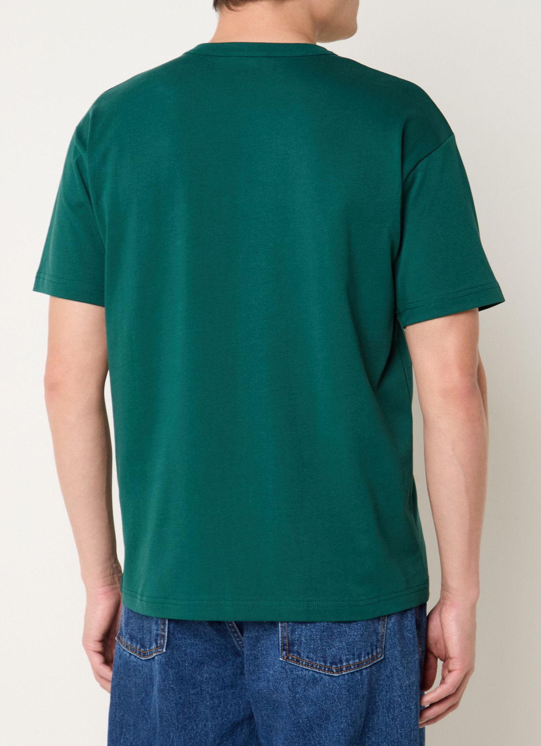 The New Originals Bee Clip Art T-shirt met logoprint - achterkant groen