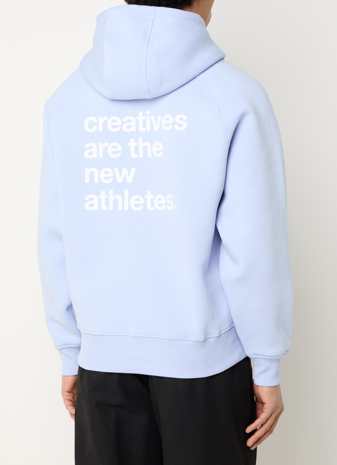 The New Originals Catna hoodie met logo en kangoeroezak - detail 4 lavendel