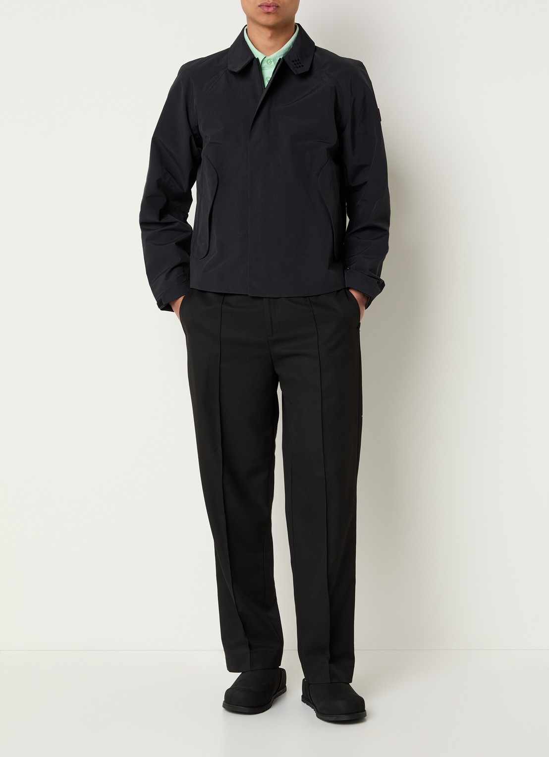 The New Originals Dining jack met klepzakken - voorkant 3 zwart