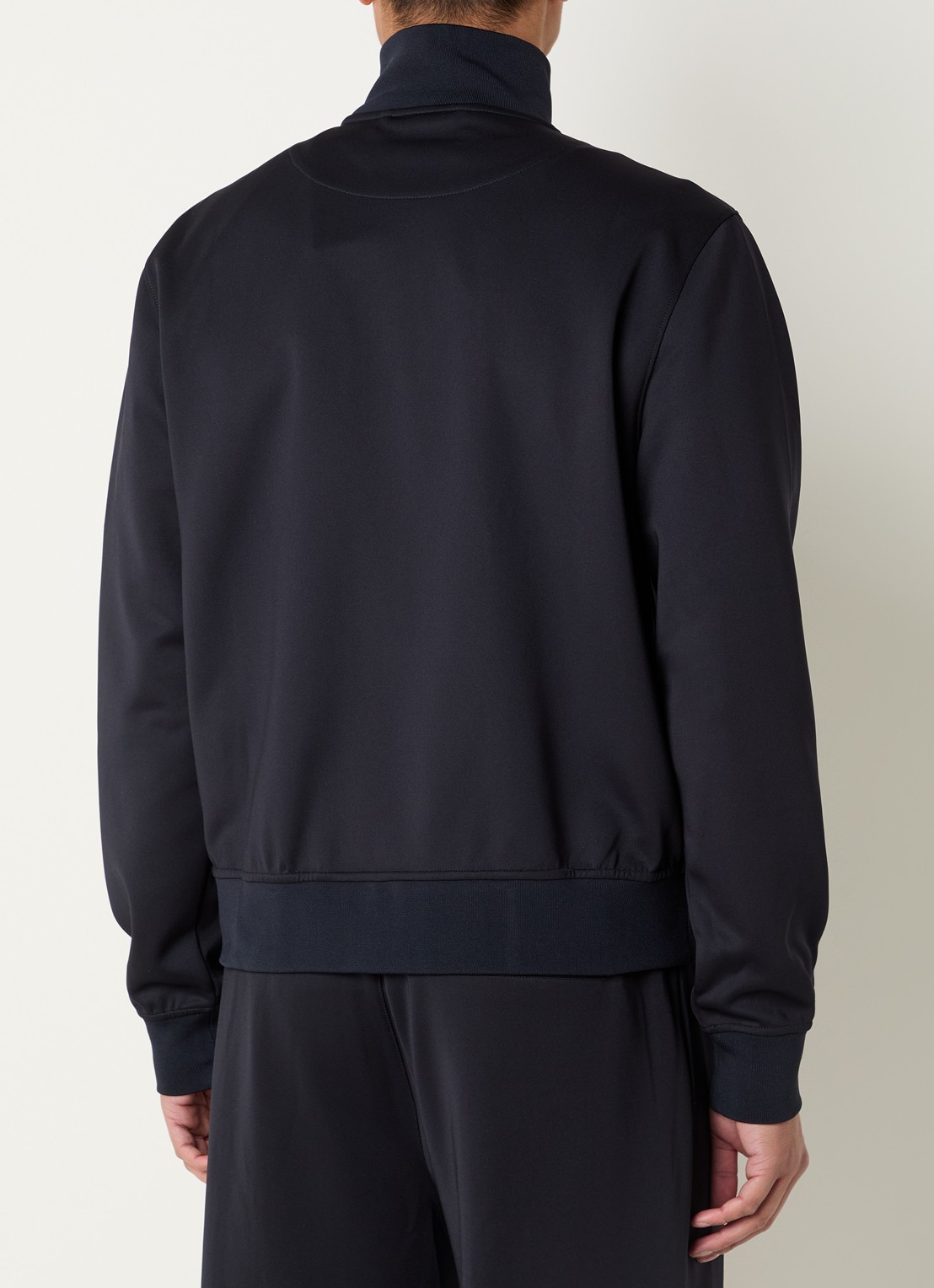 The New Originals Emblem sweatvest met steekzakken en logo - achterkant donkerblauw