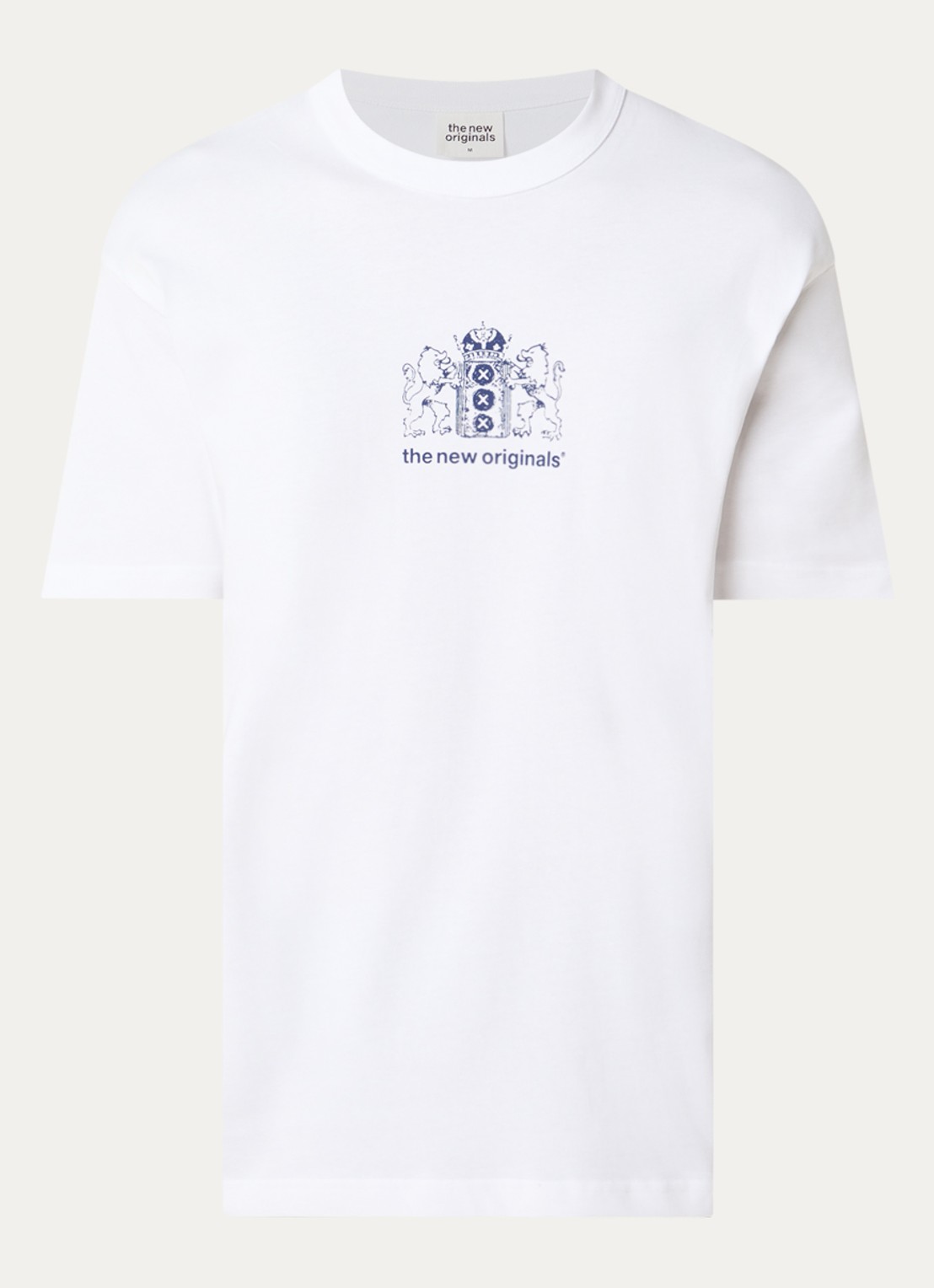 The New Originals Lion Speaker Tee met front- en backprint - voorkant 3 wit