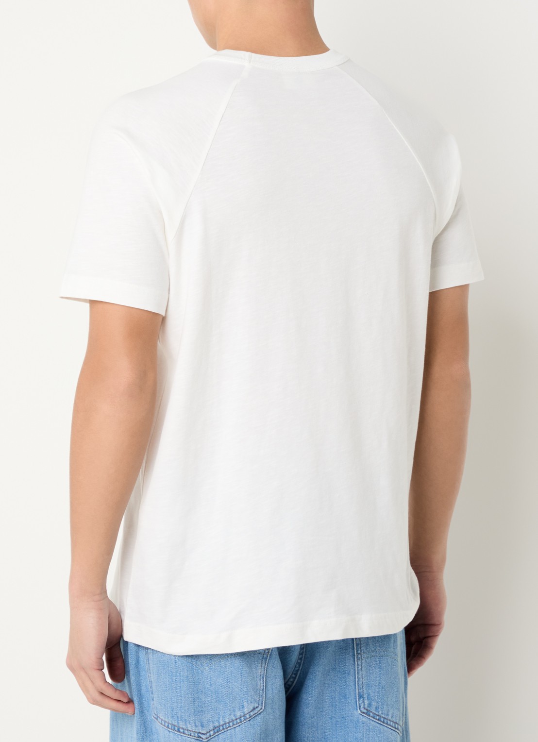 The New Originals Raglan T-shirt met logo - achterkant wit