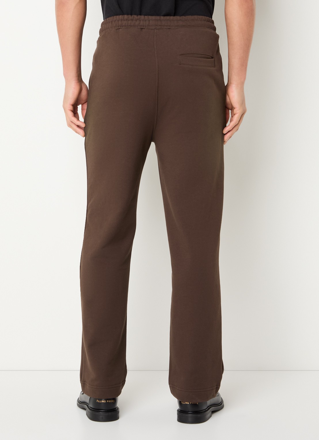 The New Originals Straight fit joggingbroek met steekzakken - achterkant 5 donkerbruin