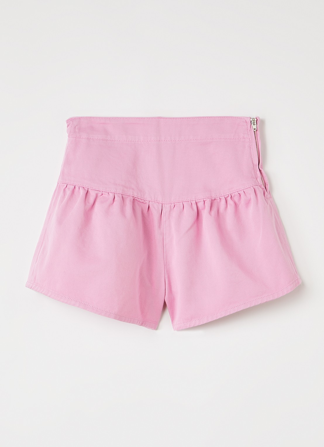 The New Society Bellis straight fit korte broek - voorkant roze