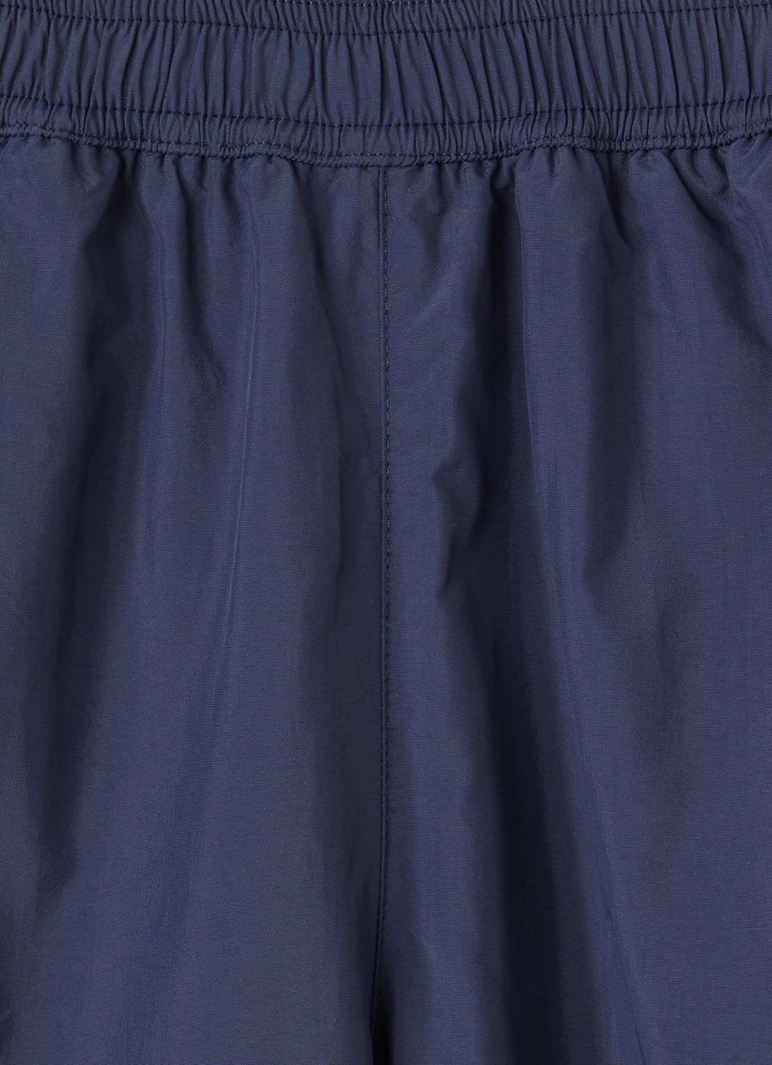 The New Society Loose fit joggingbroek met logoborduring - detail donkerblauw