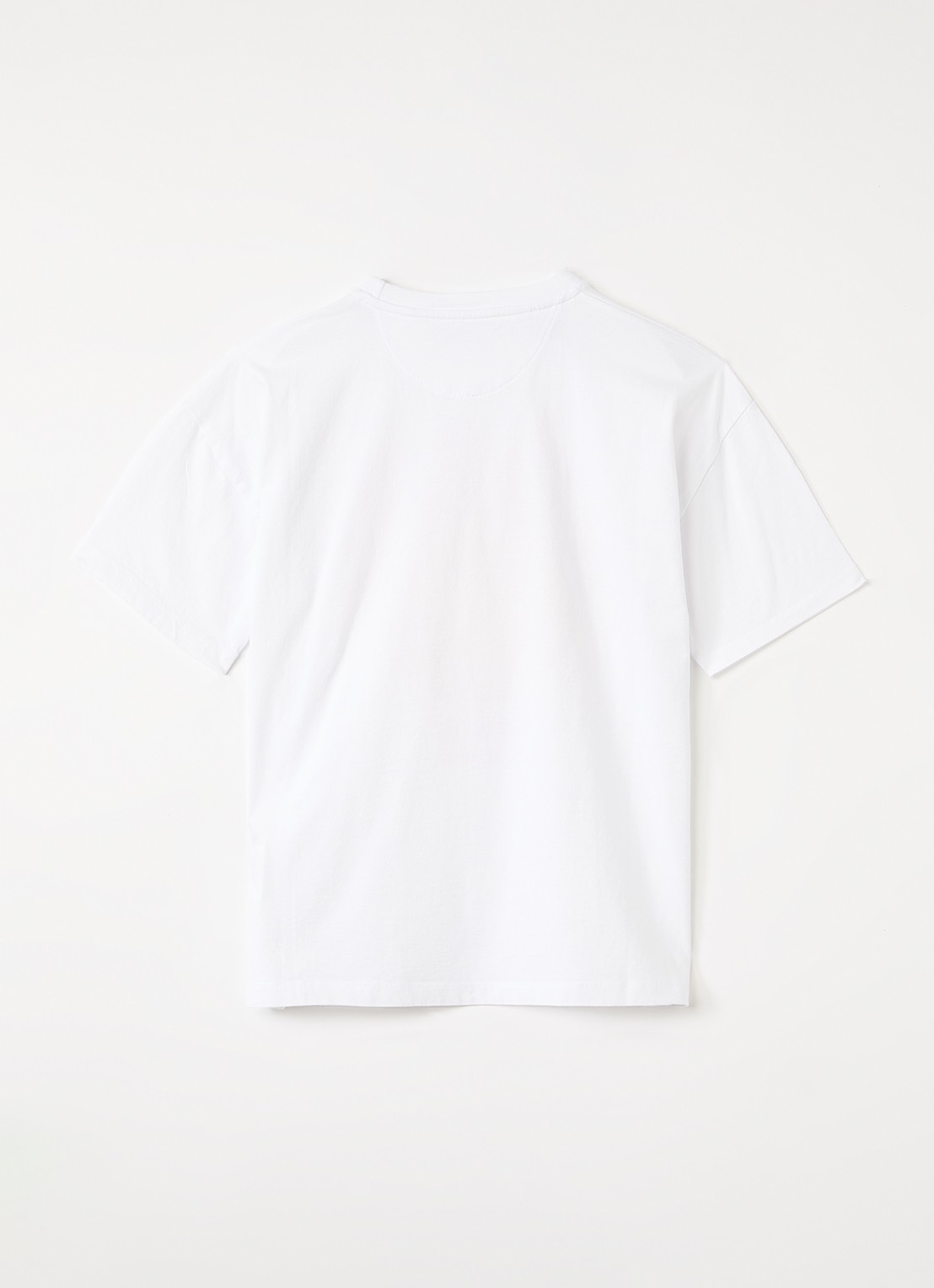 The New Society Smiley T-shirt met print - voorkant 4 wit