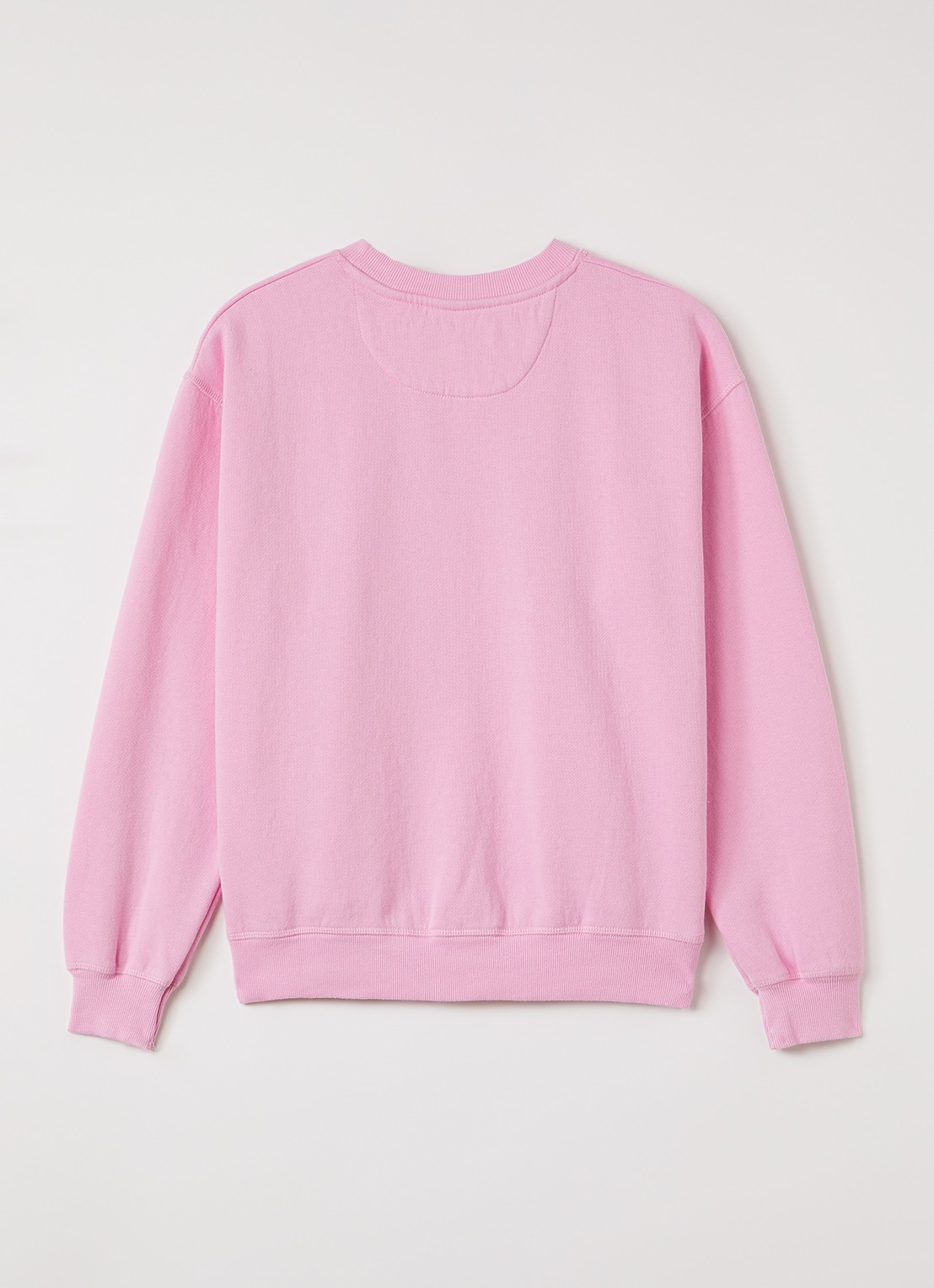 The New Society Sweater met logoprint - voorkant 2 lila