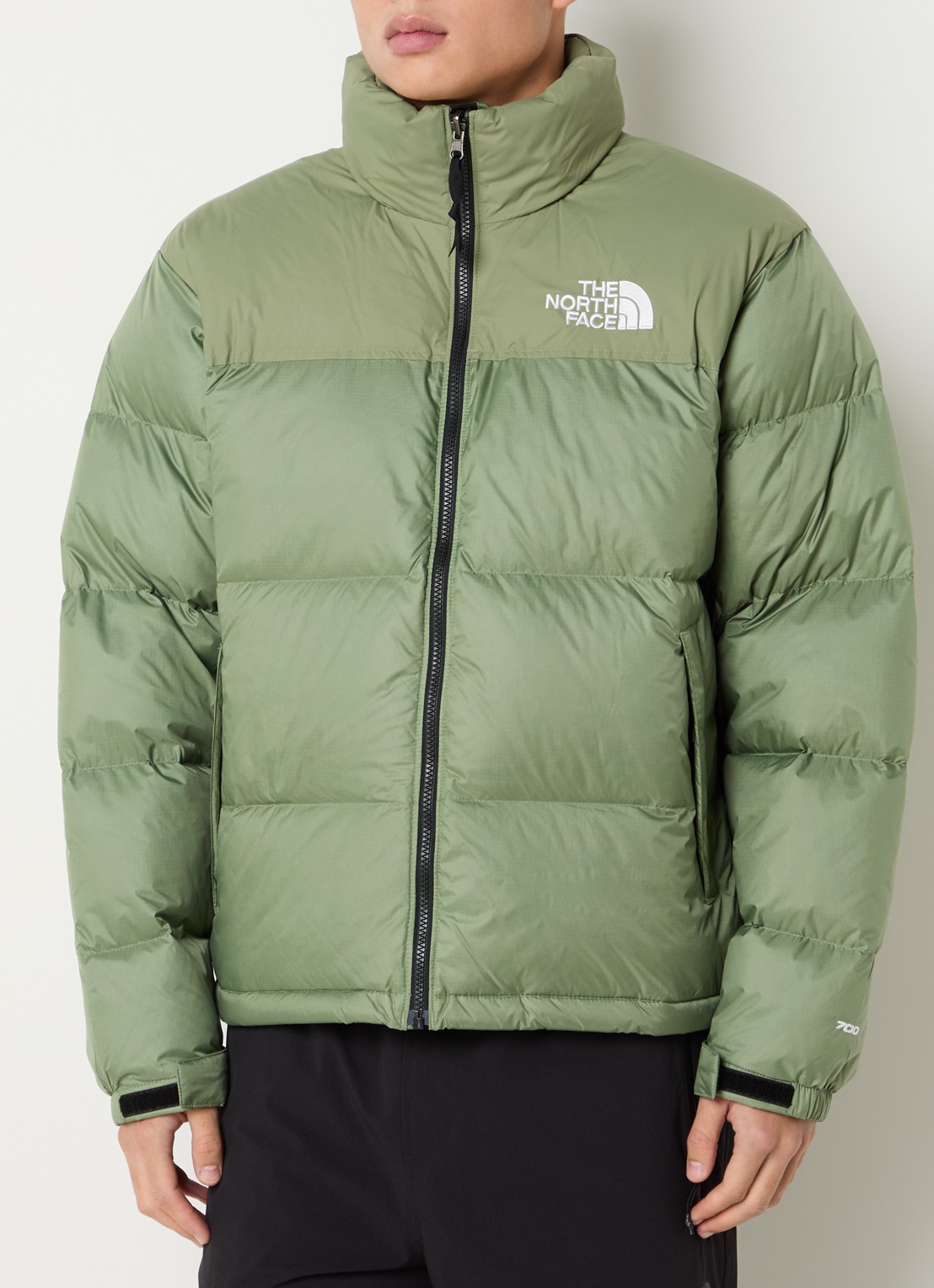 The North Face 1996 Retro Nuptse puffer jack met donsvulling  - detail 4 lichtgroen
