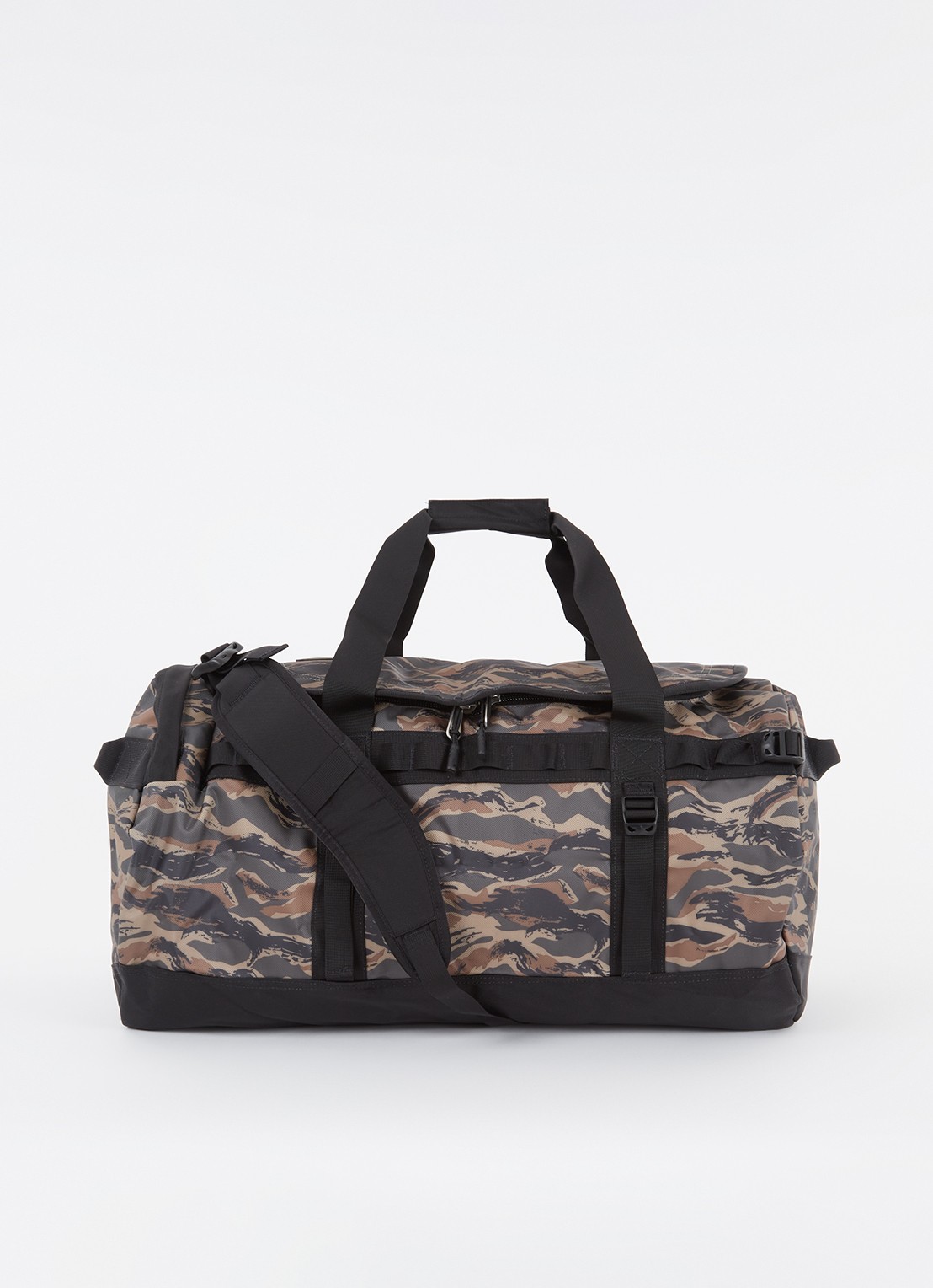 The North Face Base Camp Duffel M reistas  - voorkant 2 groen