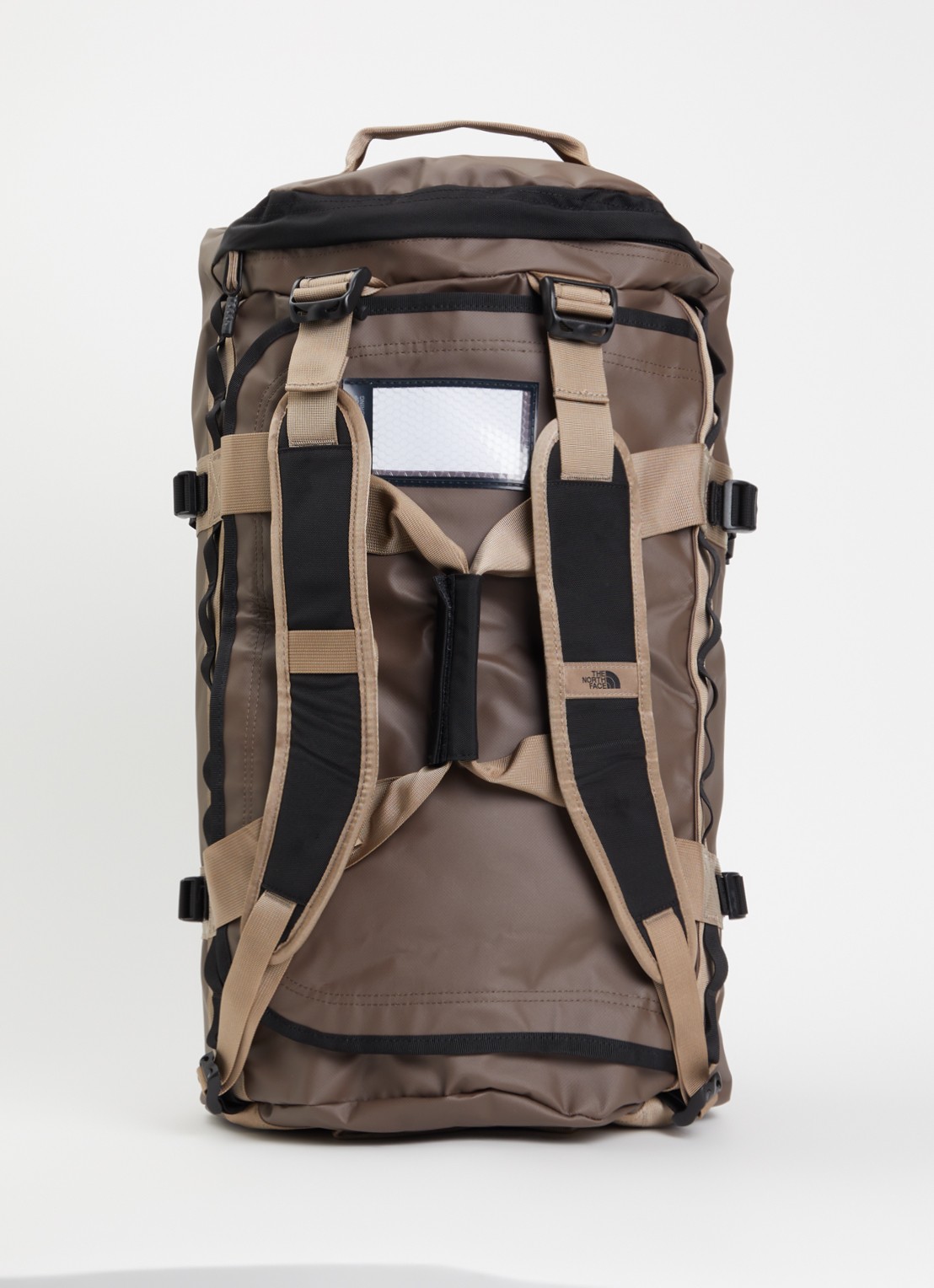 The North Face Base Camp duffel M weekendtas met verstelbare schouderriem  - achterkant 4 bruin