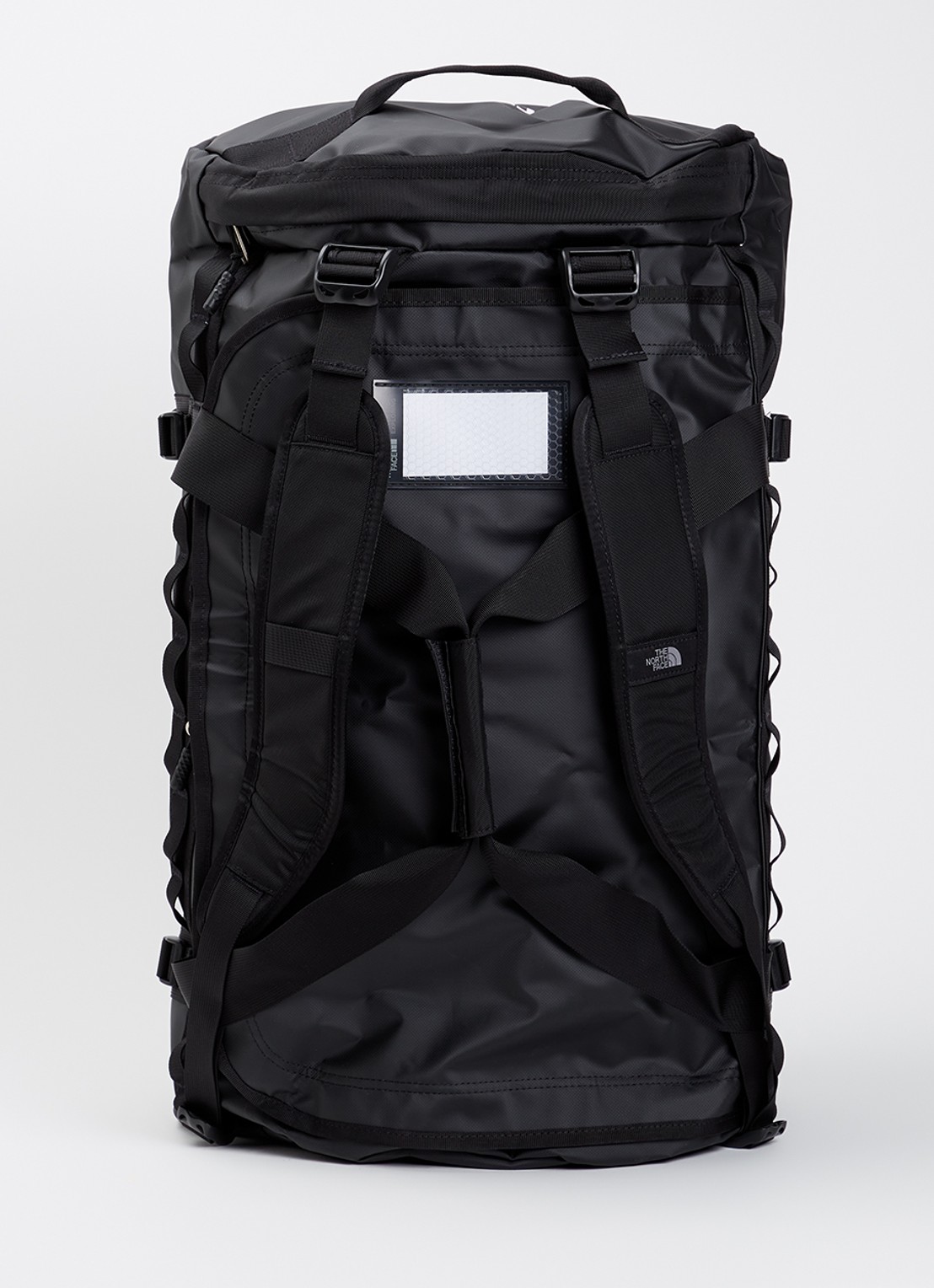 The North Face Base Camp Large opvouwbare weekendtas met afneembare schouderriem - achterkant zwart