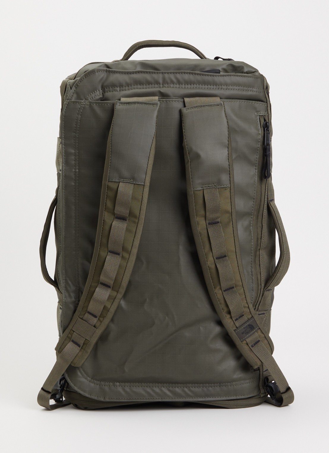 The North Face Base Camp Voyager 32L rugzak met 15 inch laptopvak - achterkant 4 groen