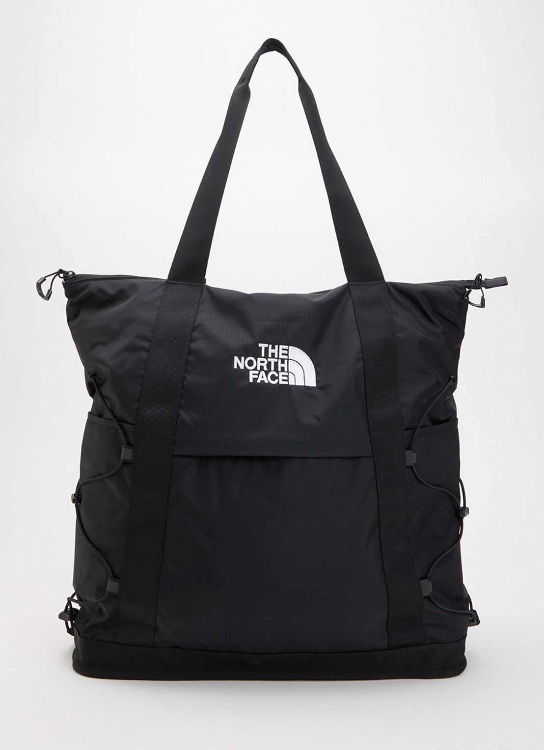The North Face Borealis schoudertas met 16 inch laptopvak - voorkant zwart