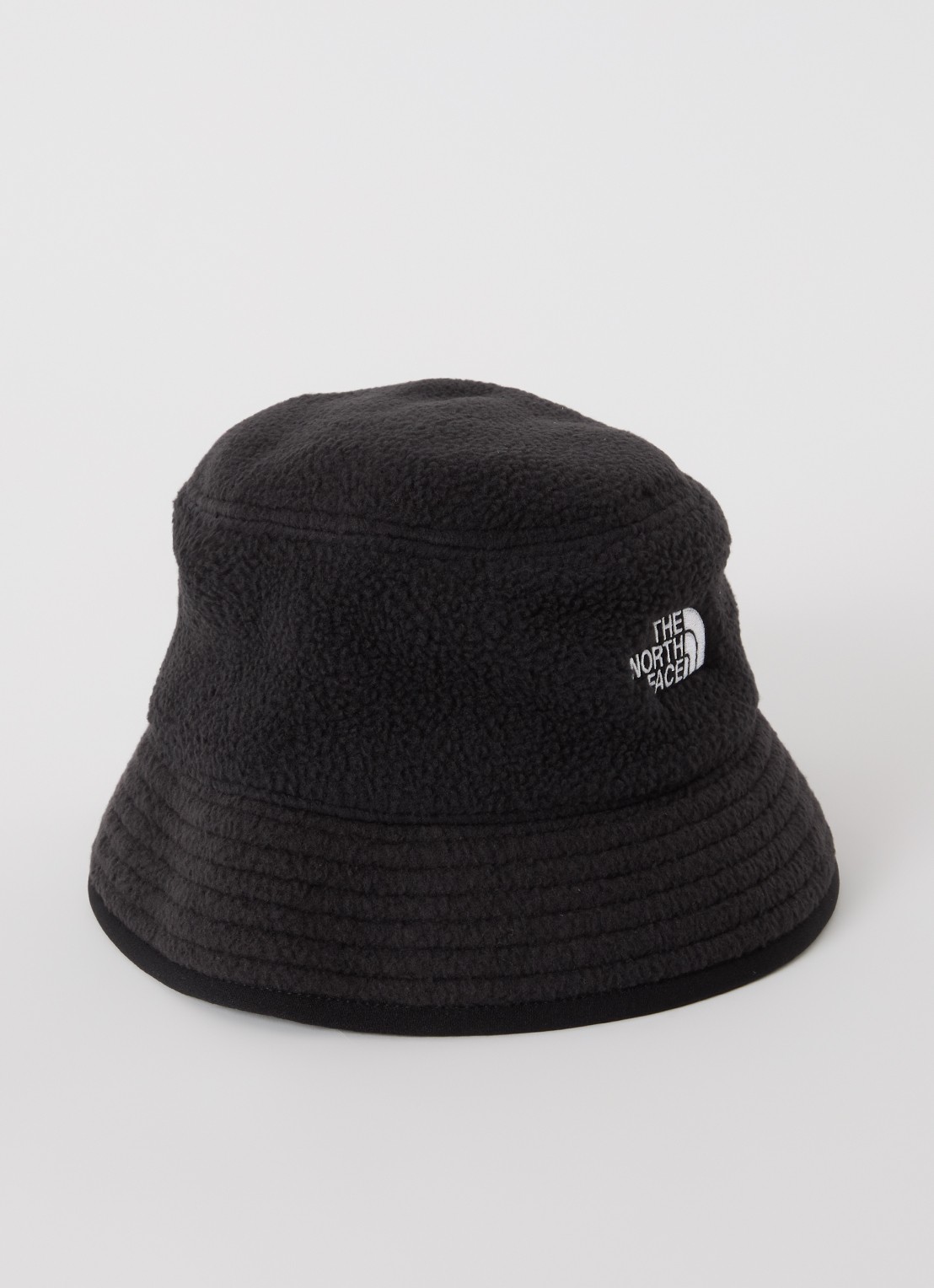 The North Face Bucket hoed van fleece met logo - voorkant 2 zwart