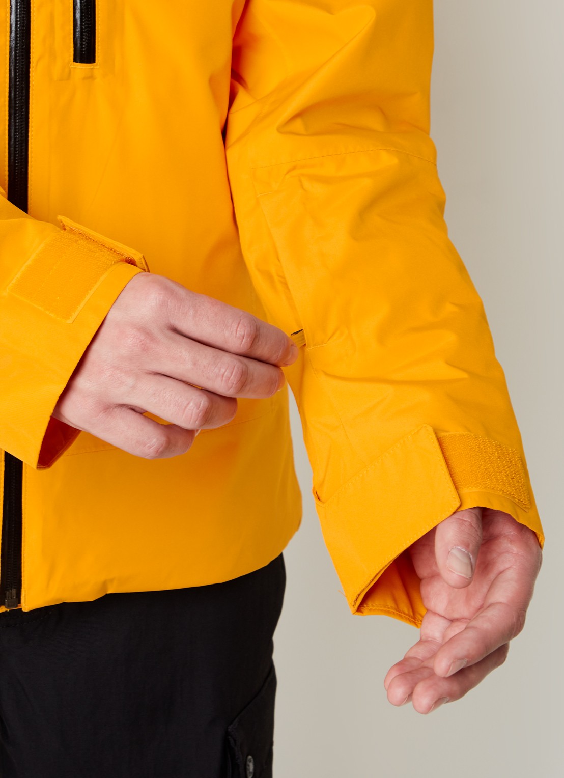 The North Face Descendit ski-jas met capuchon en logo - detail 5 okergeel