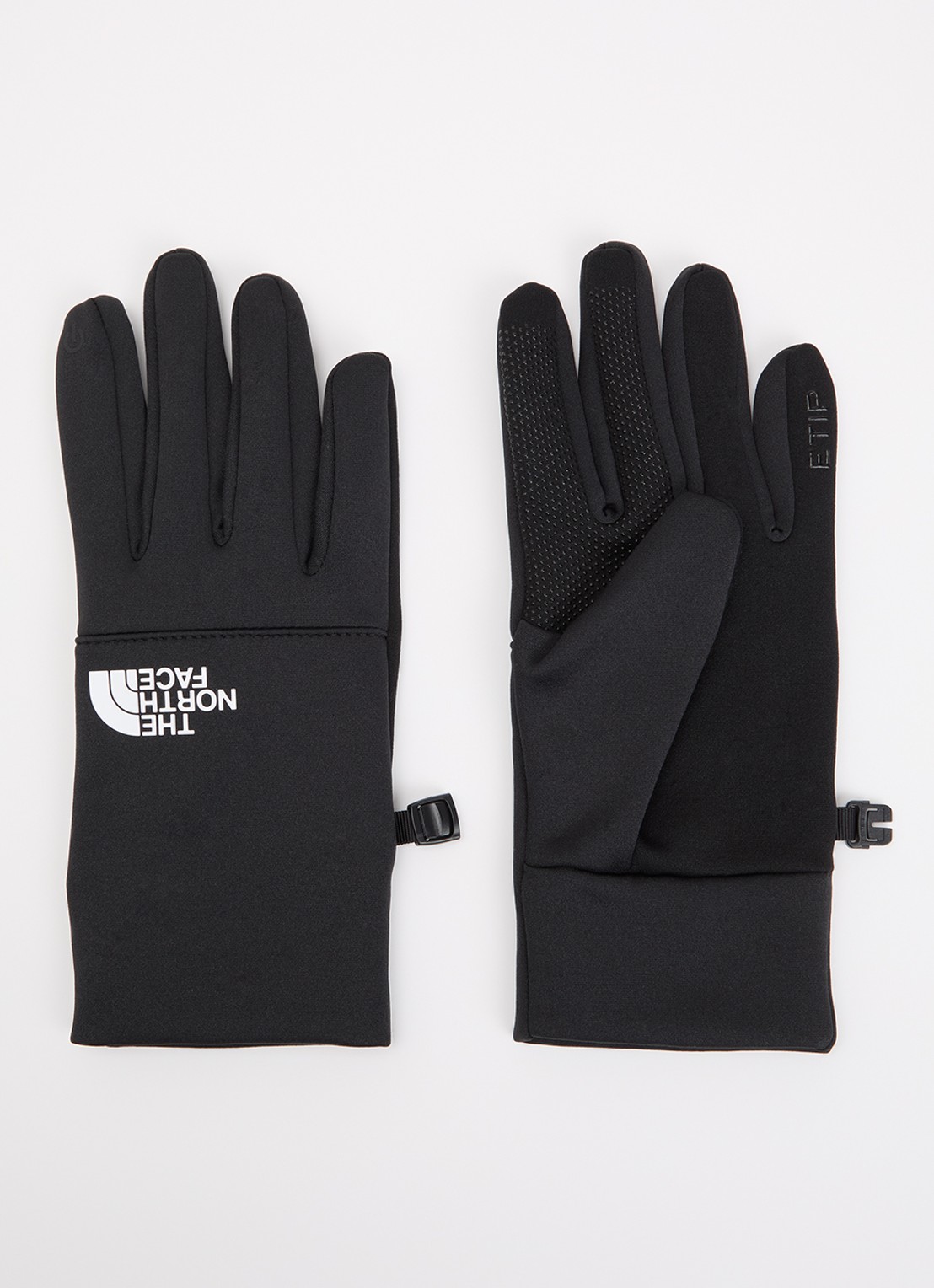 The North Face Etip handschoenen met logo - voorkant zwart
