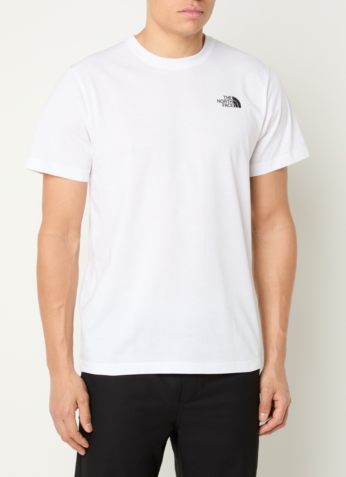 The North Face Evolution Box T-shirt met logo- en backprint - achterkant 4 wit
