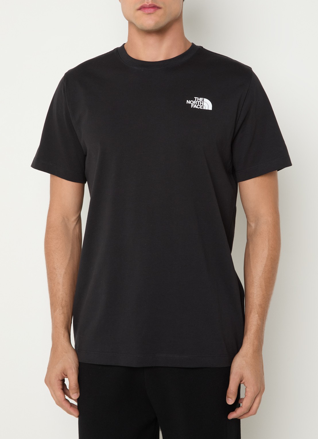 The North Face Evolution Box T-shirt met logo- en backprint - achterkant 4 beige