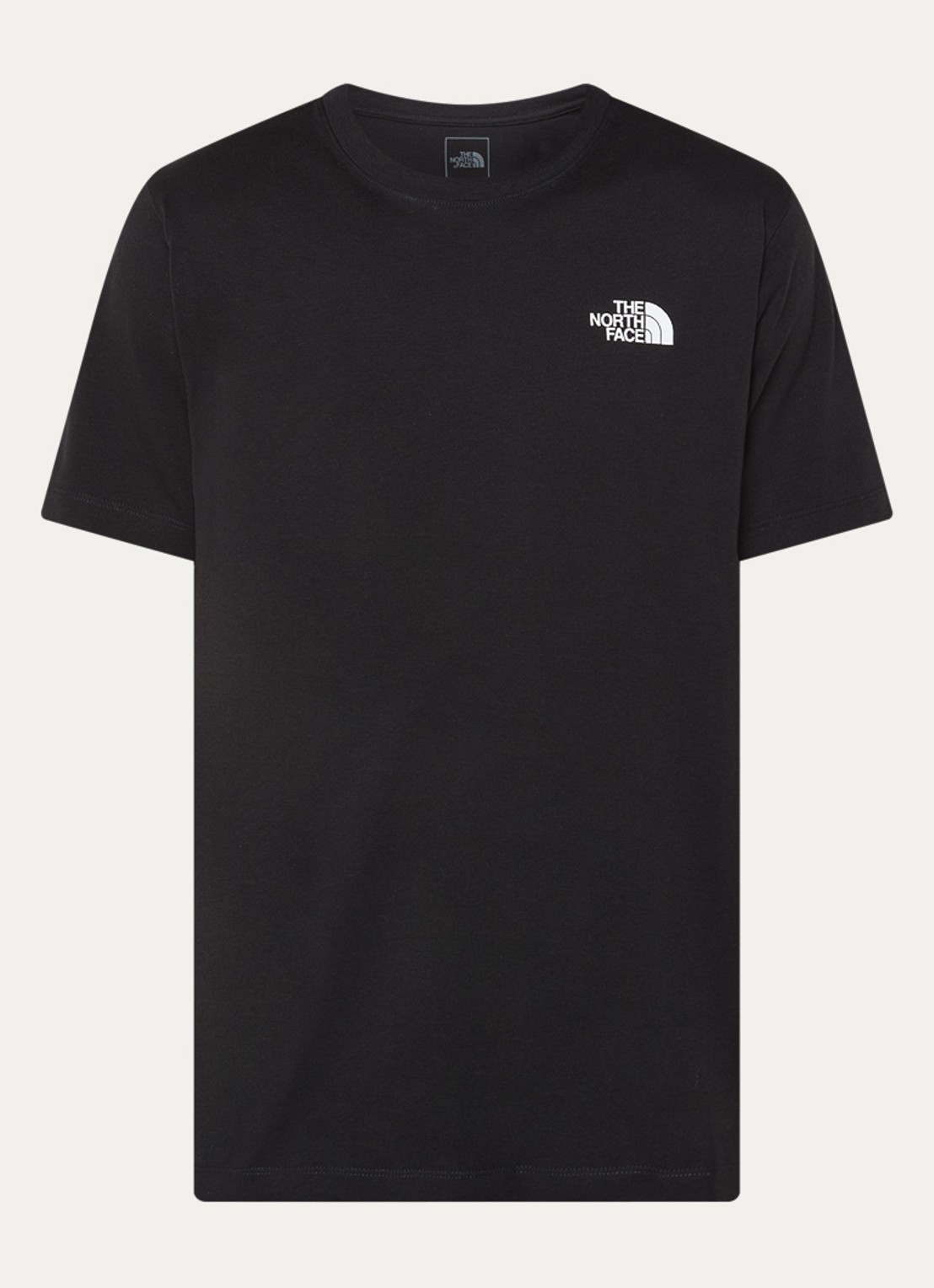 The North Face Evolution Box T-shirt met logo- en backprint - voorkant 2 beige