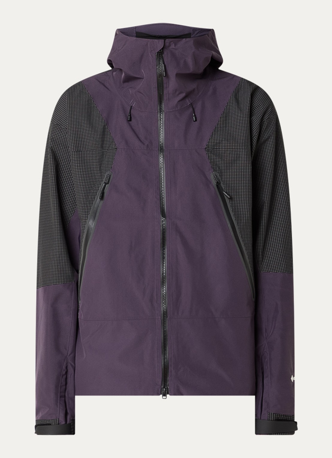 The North Face Hike Spectra Gore-Tex windjack met ritszakken en capuchon - voorkant 2 paars