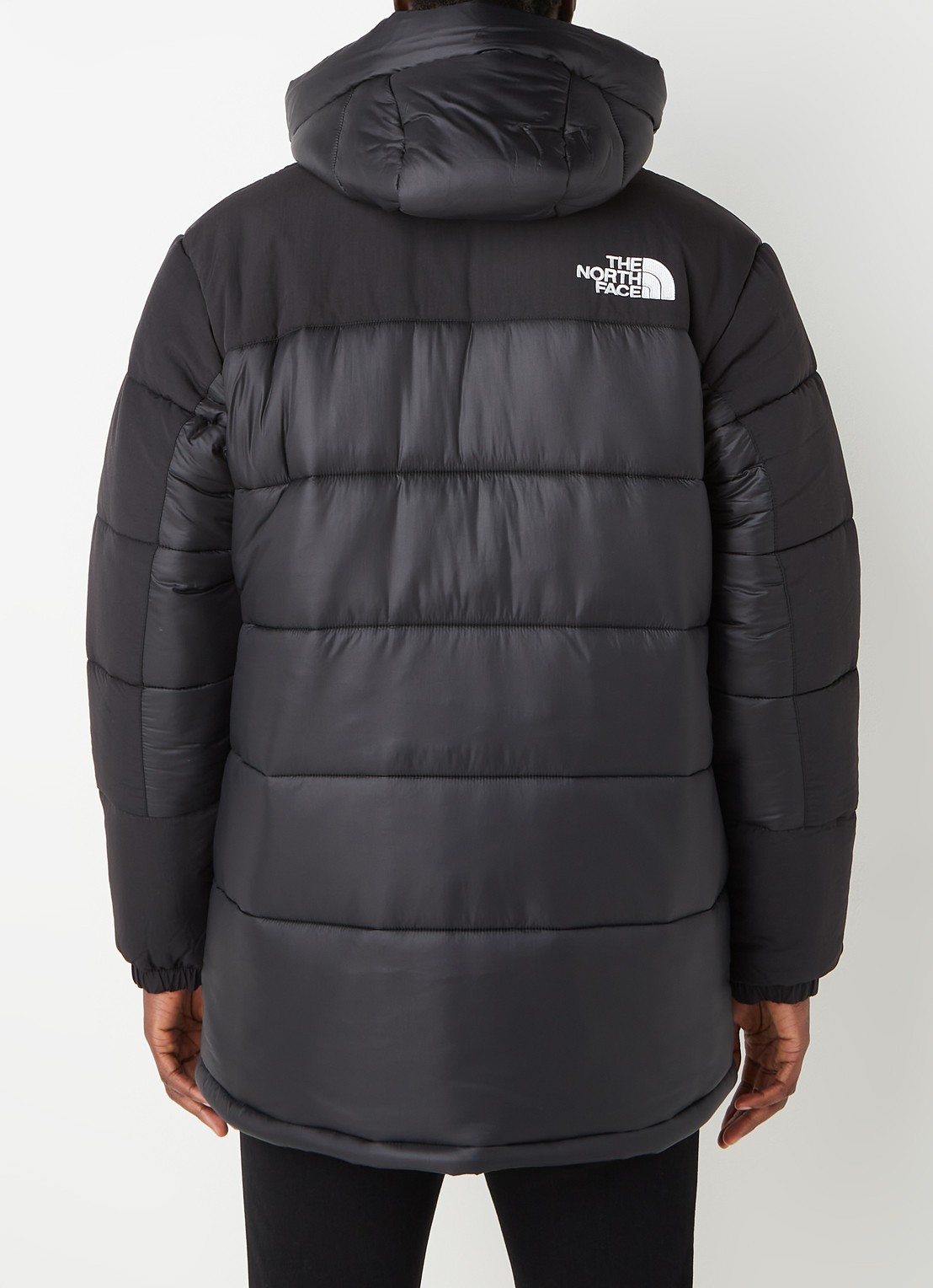 The North Face Himalayan gewatteerde parka met ritszakken - achterkant 3 zwart