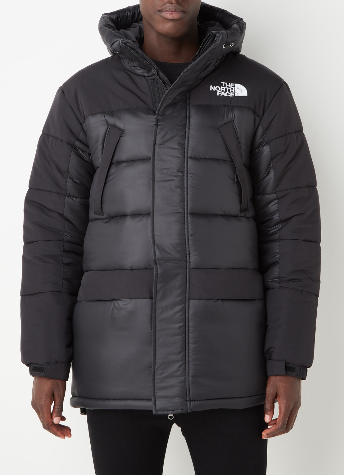 The North Face Himalayan gewatteerde parka met ritszakken - detail 4 zwart