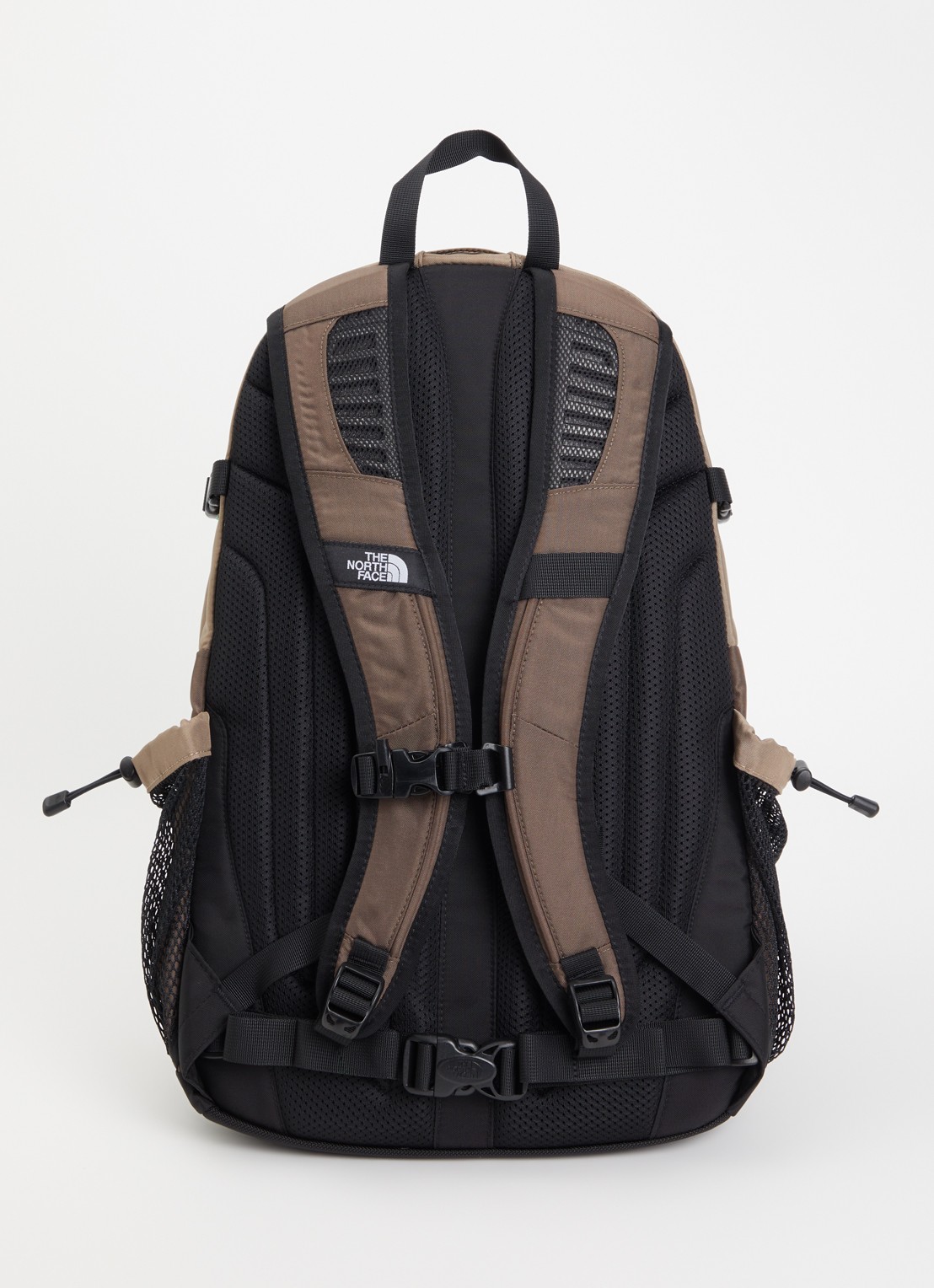 The North Face Hot Shot rugzak met 15 inch laptopvak  - achterkant 3 bruin