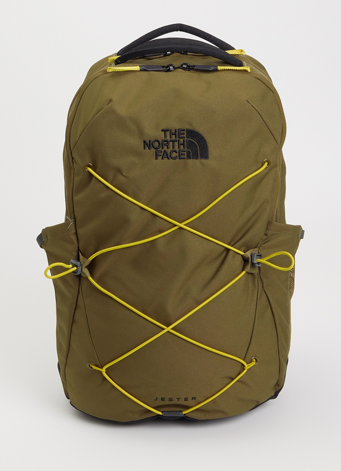 The North Face Jester 28L rugzak met 16 inch laptopvak - voorkant lichtbruin
