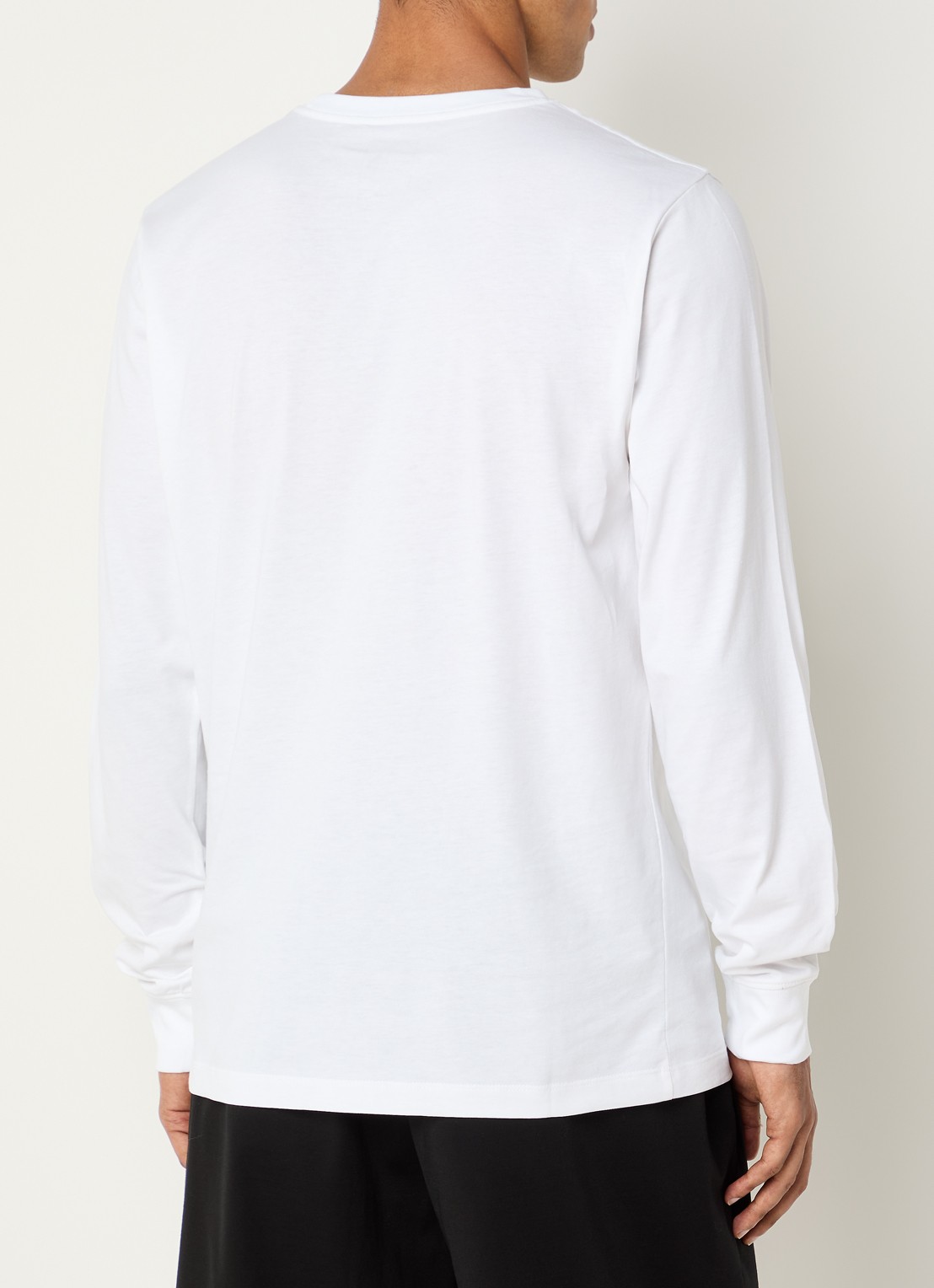The North Face Longsleeve met logo - achterkant 4 wit