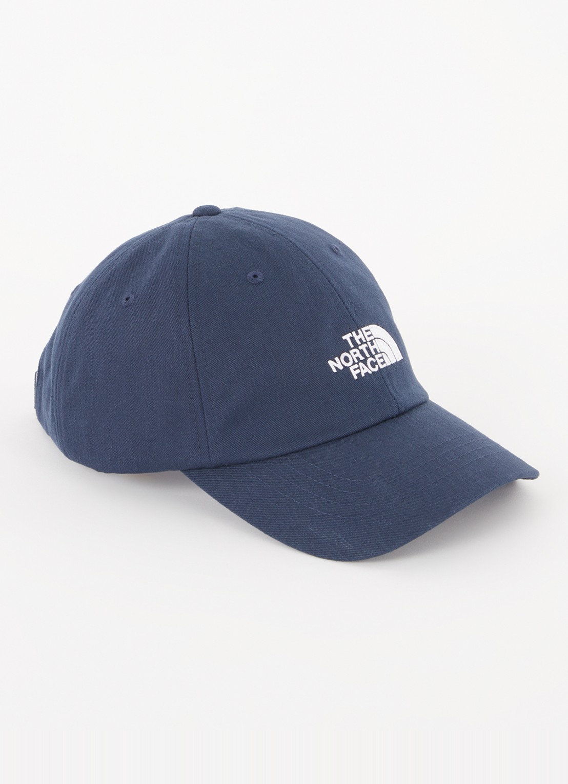 The North Face Norm pet met logoborduring - voorkant 2 donkerblauw