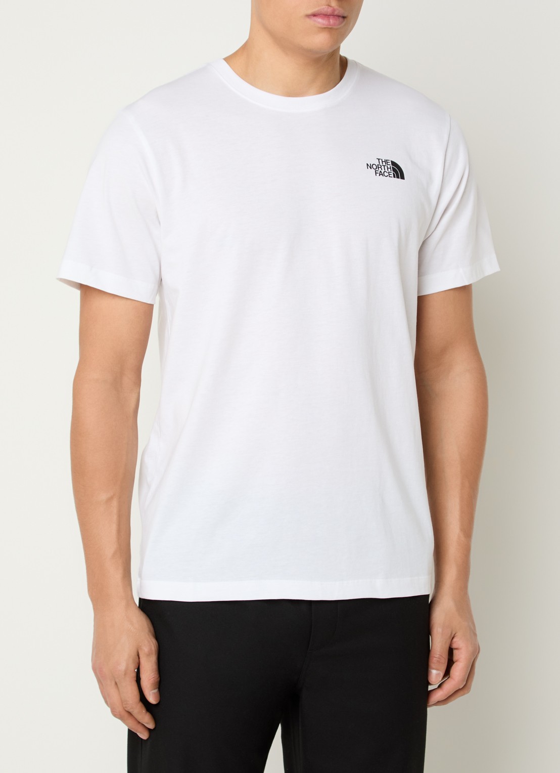 The North Face NSE Box Celebration T-shirt met logo- en backprint - achterkant 2 wit