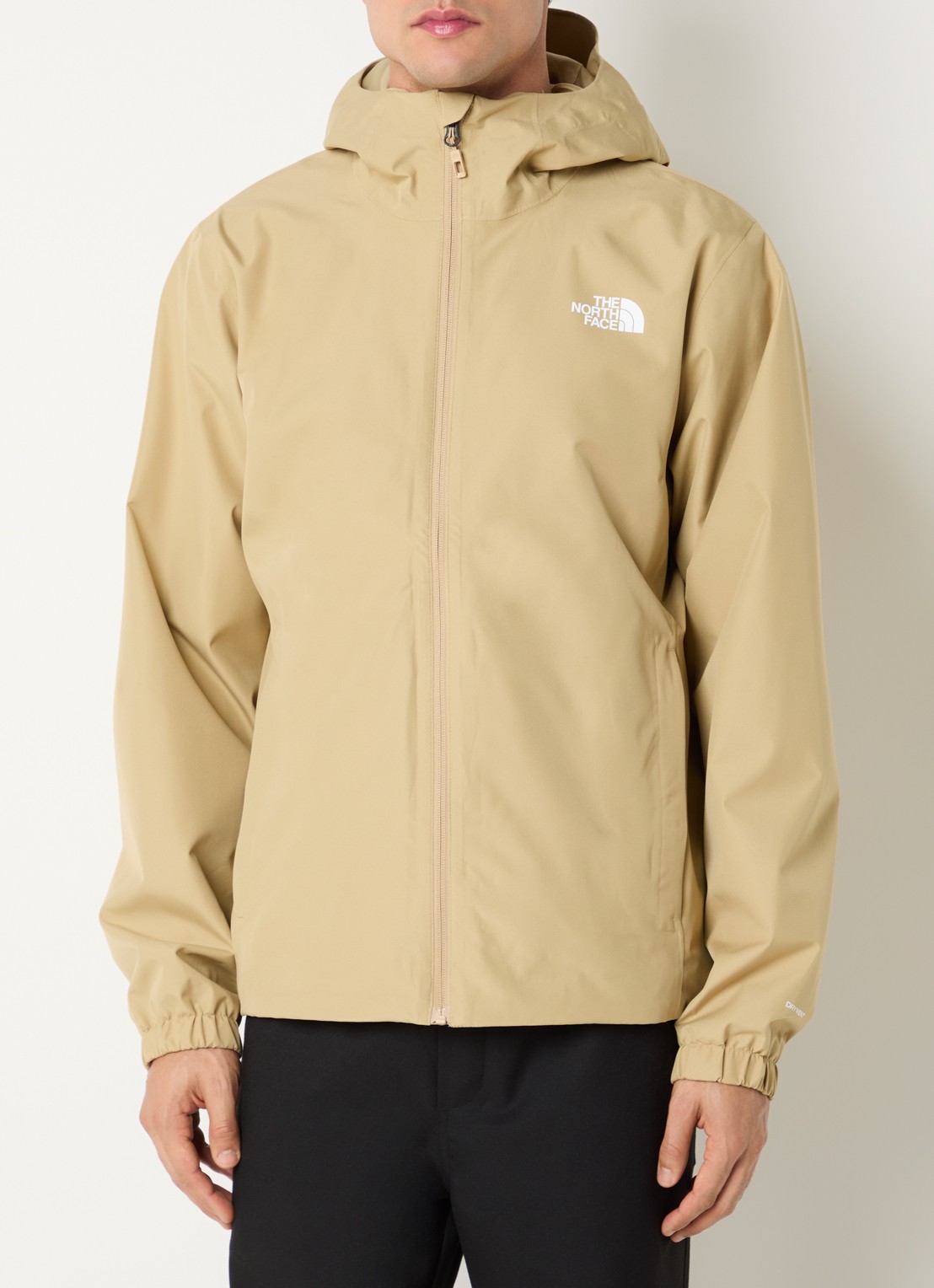 The North Face Quest windjack met capuchon en ritszakken - detail 3 beige