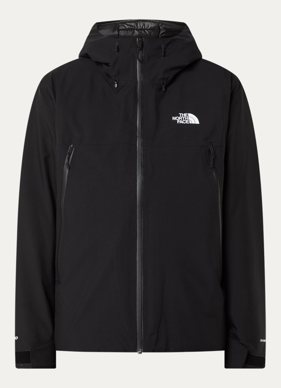 The North Face Range gewatteerd jack met donsvulling en capuchon - voorkant 2 zwart
