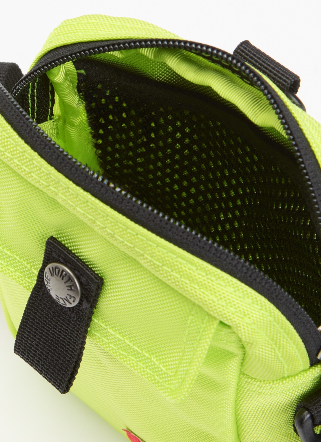The North Face Red Box S crossbody tas met logo - detail 2 neongeel