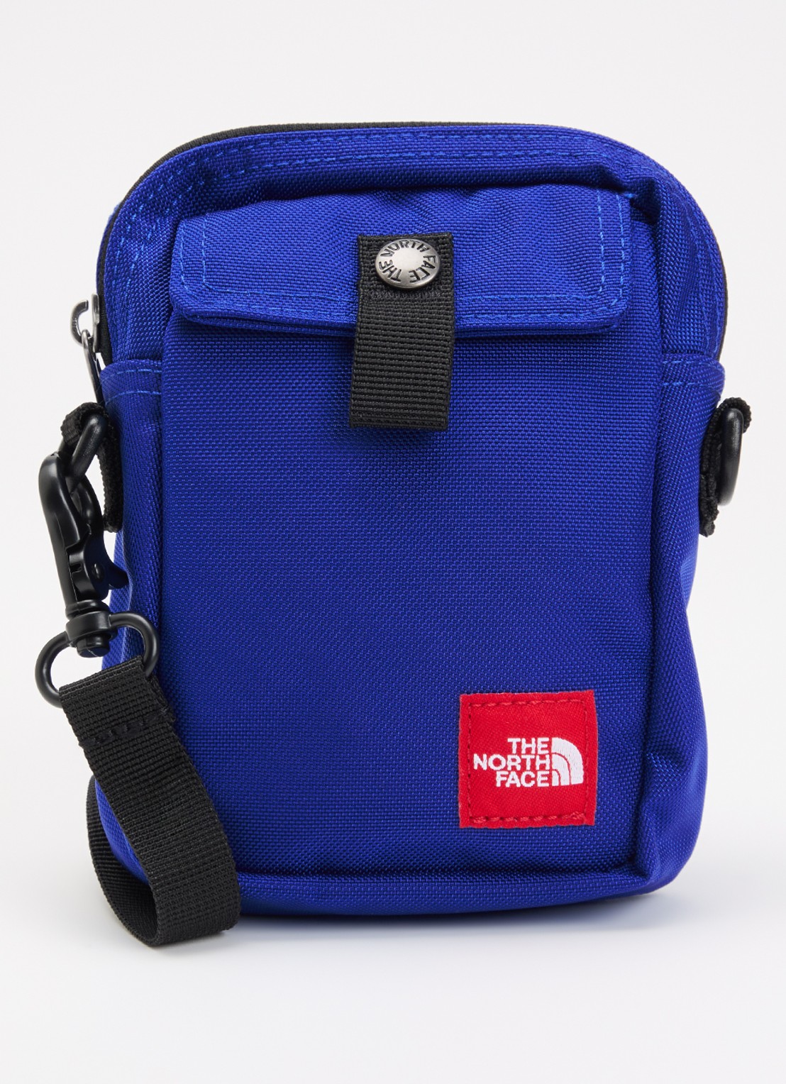 The North Face Redbox S crossbodytas met logo - voorkant blauw