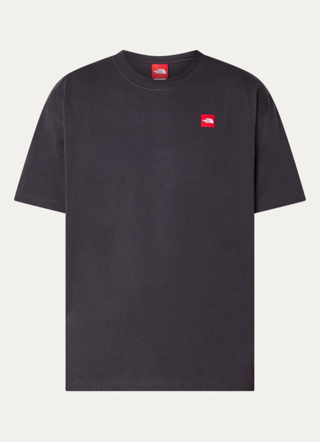 The North Face Redbox T-shirt met logo - voorkant antraciet
