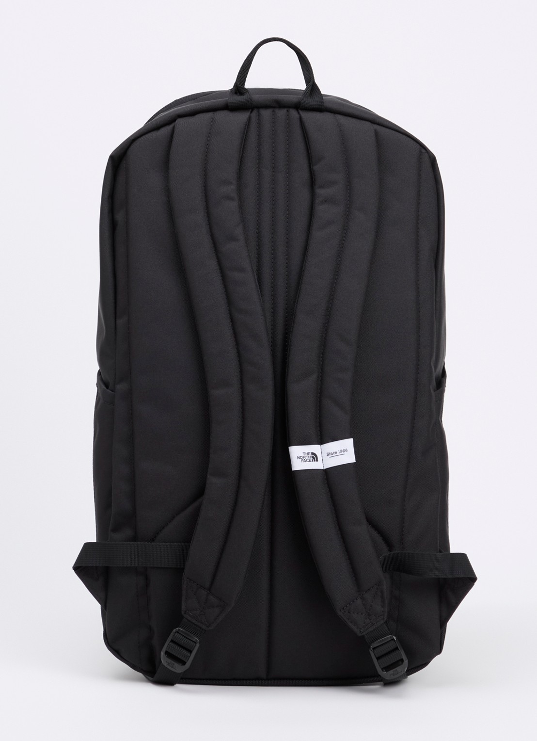 The North Face Rodey rugzak met 16 inch laptopvak - achterkant zwart