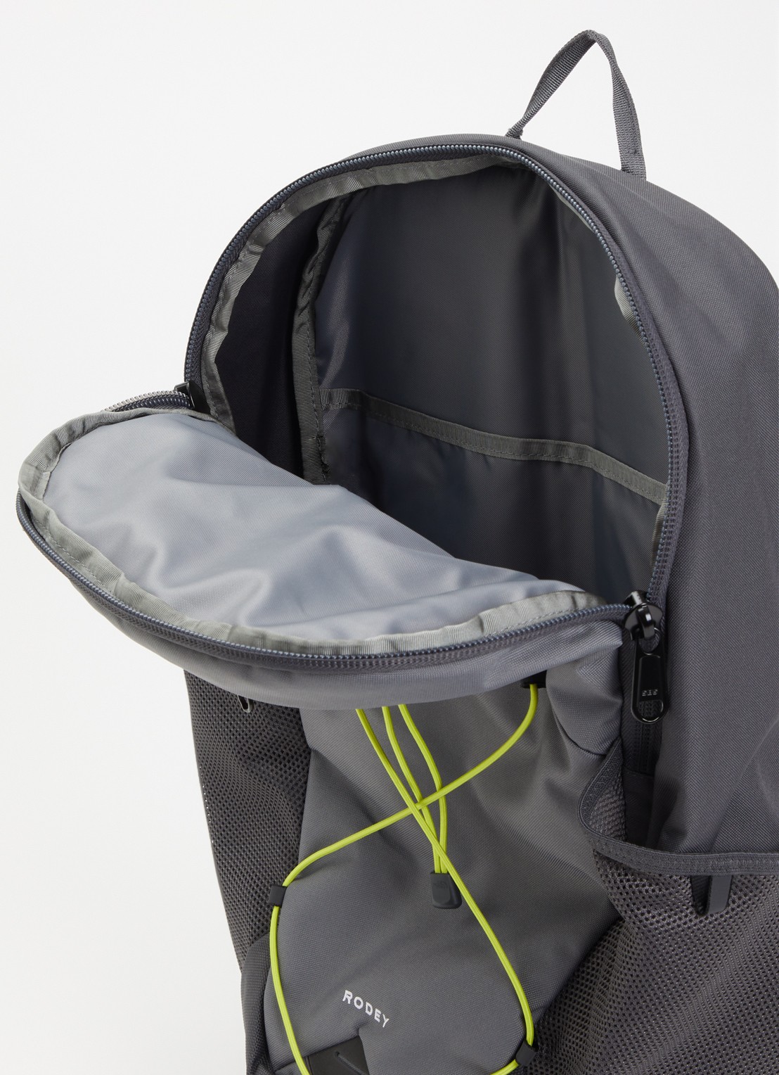 The North Face Rodey rugzak met 16 inch laptopvak - detail 2 antraciet