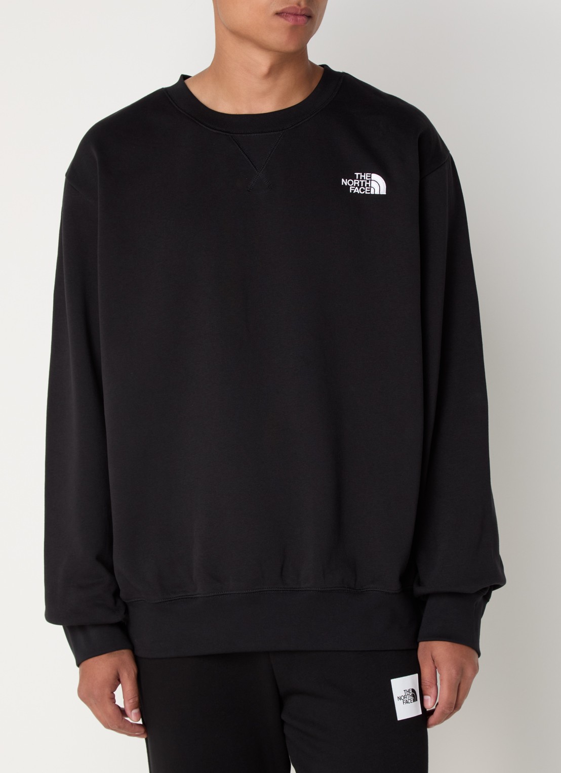 The North Face Sweater met logo- en backprint - detail 4 zwart