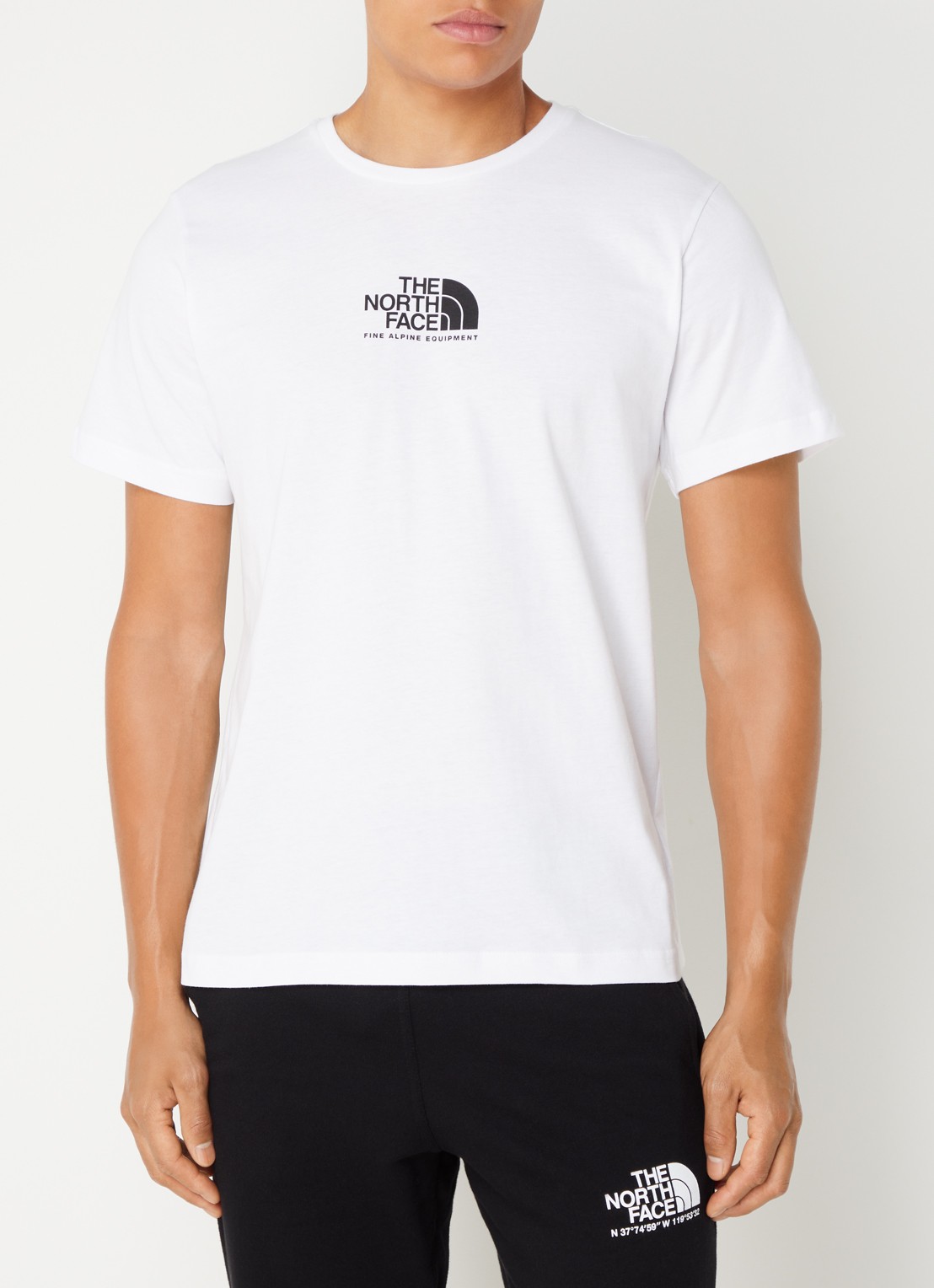The North Face T-shirt met logo - detail 4 wit
