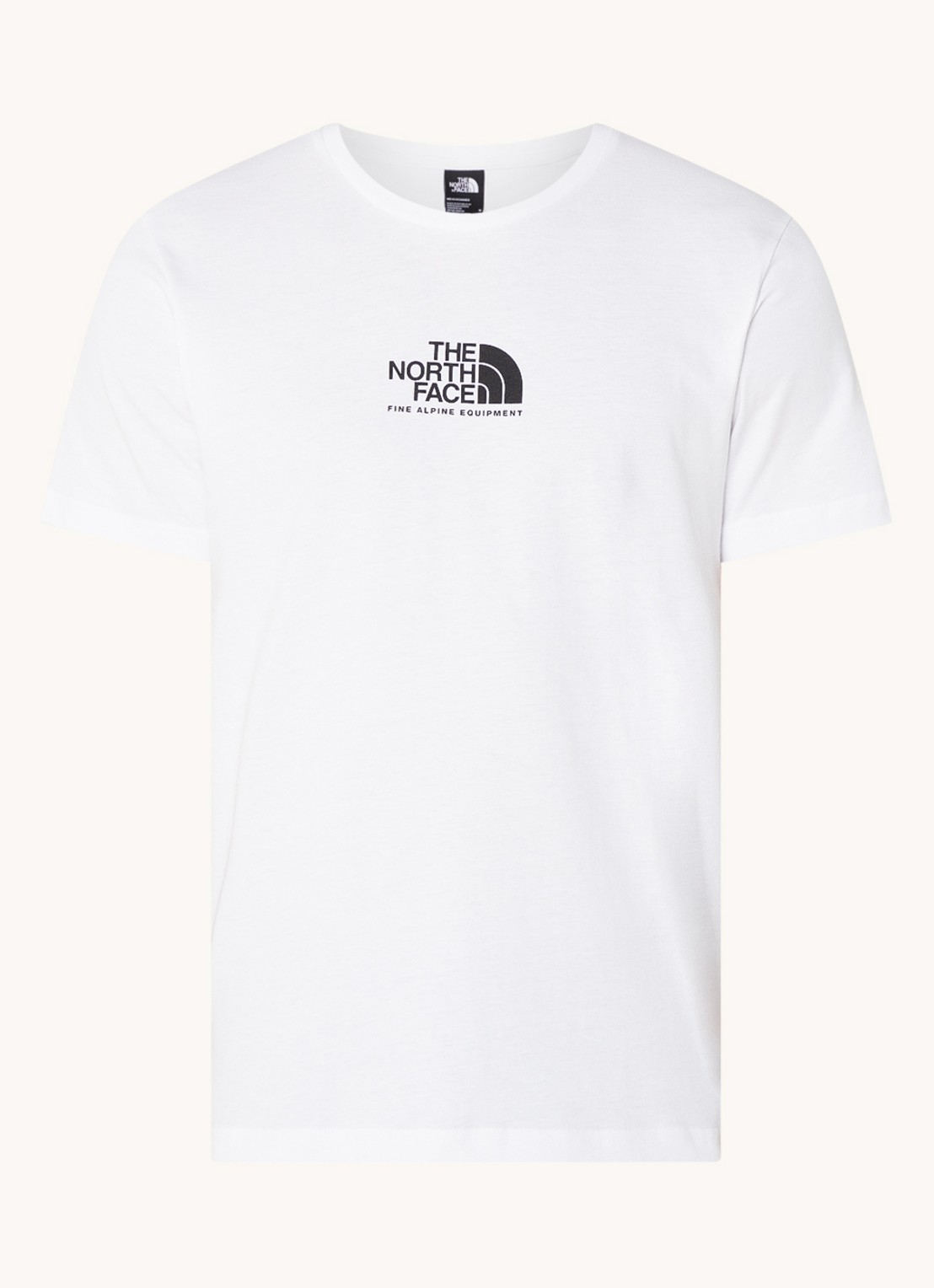 The North Face T-shirt met logo - voorkant 2 wit