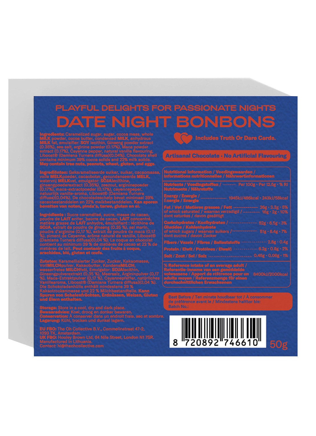 The Oh Collective Date Night chocolade bonbons 50 gram - detail 3 undefined