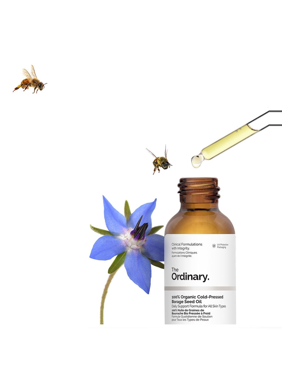 The Ordinary 100%  Cold-Pressed Borage Seed Oil - huid- en haarolie - detail 3 undefined