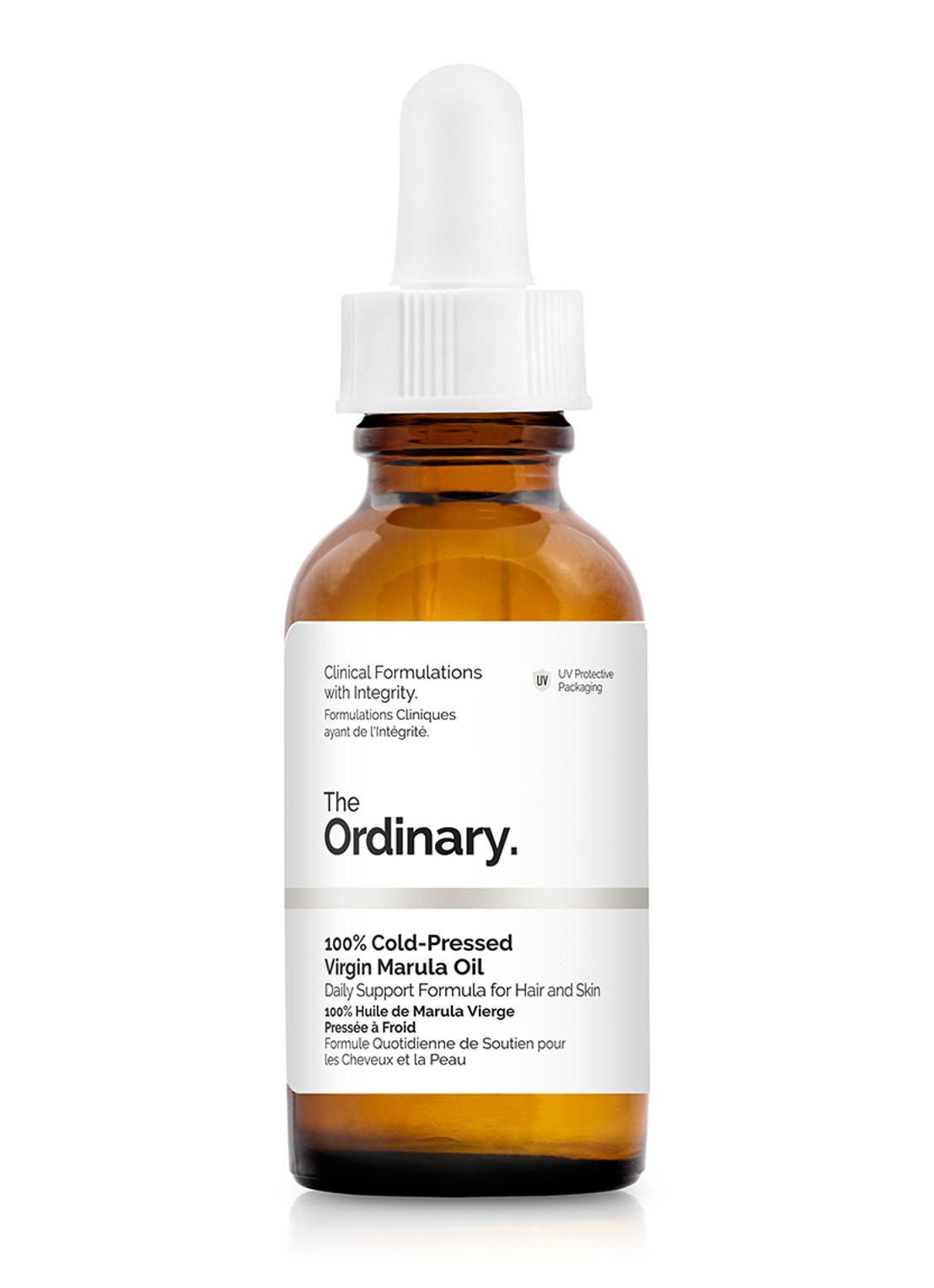 The Ordinary 100% Cold-Pressed Virgin Marula Oil - huid- en haarolie - voorkant undefined