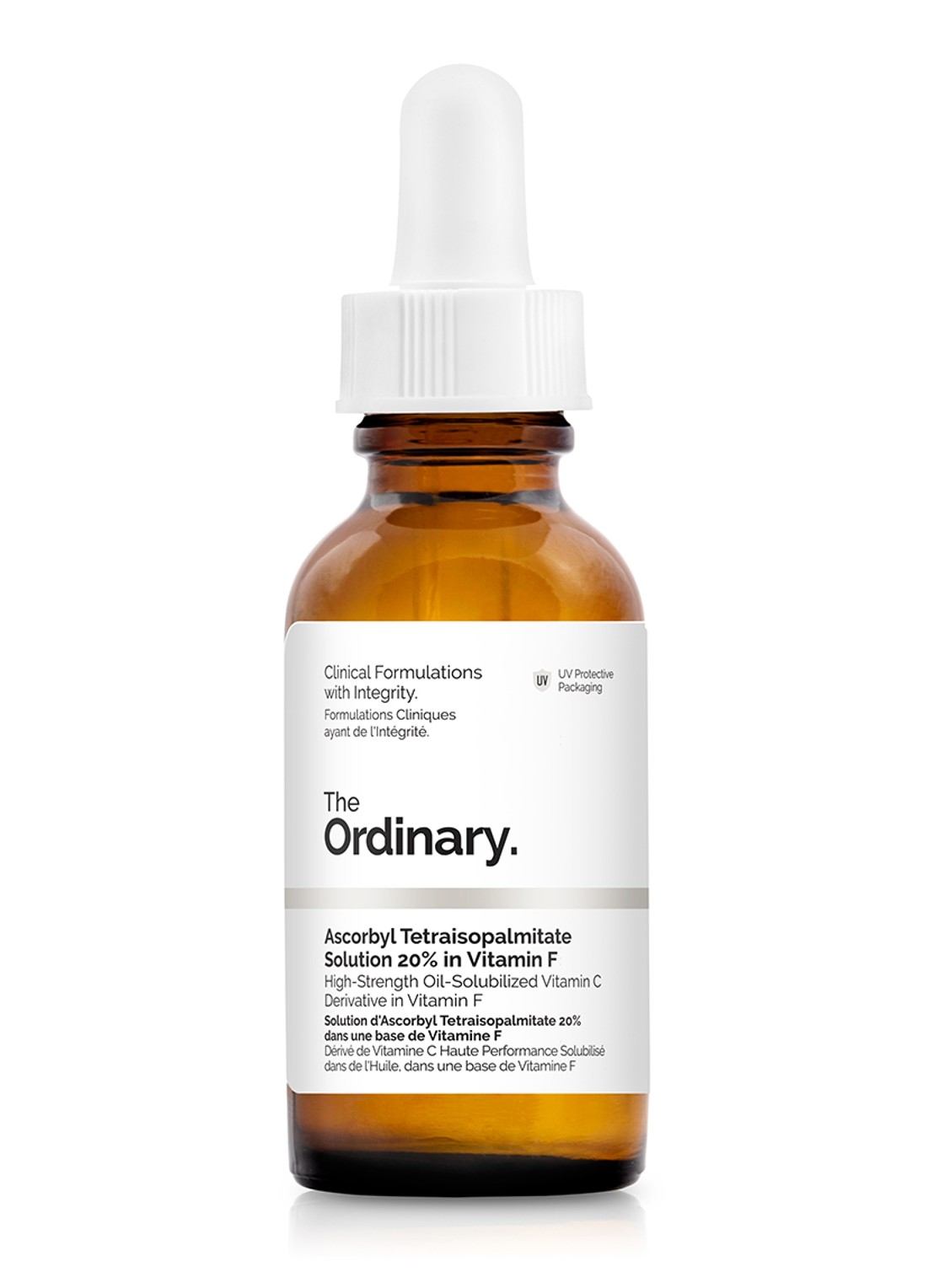 The Ordinary Ascorbyl Tetraisopalmitate Solution 20% in Vitamin F - verhelderend serum - voorkant 3 undefined