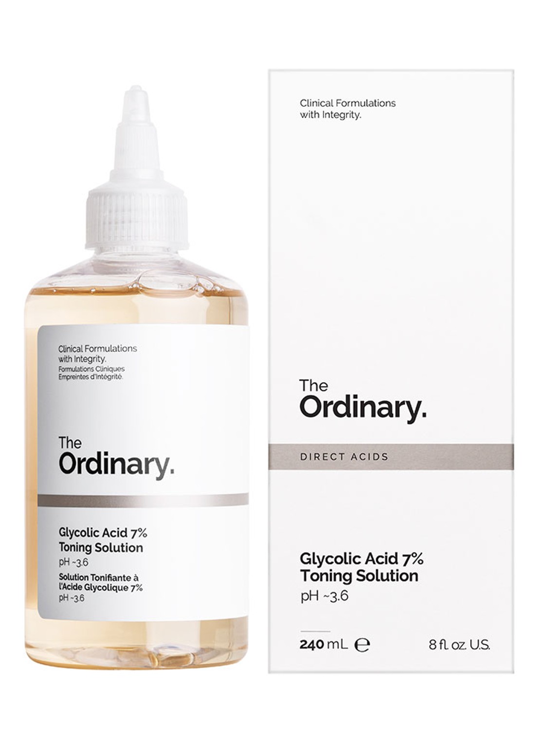 The Ordinary Glycolic Acid 7% Exfoliating Toner - tonic - voorkant 2 undefined