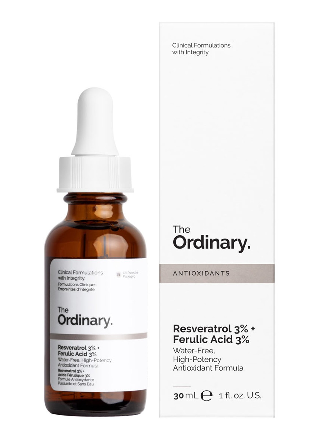 The Ordinary Resveratrol 3% + Ferulic Acid 3% - antioxidant gezichtsbehandeling - voorkant 2 undefined