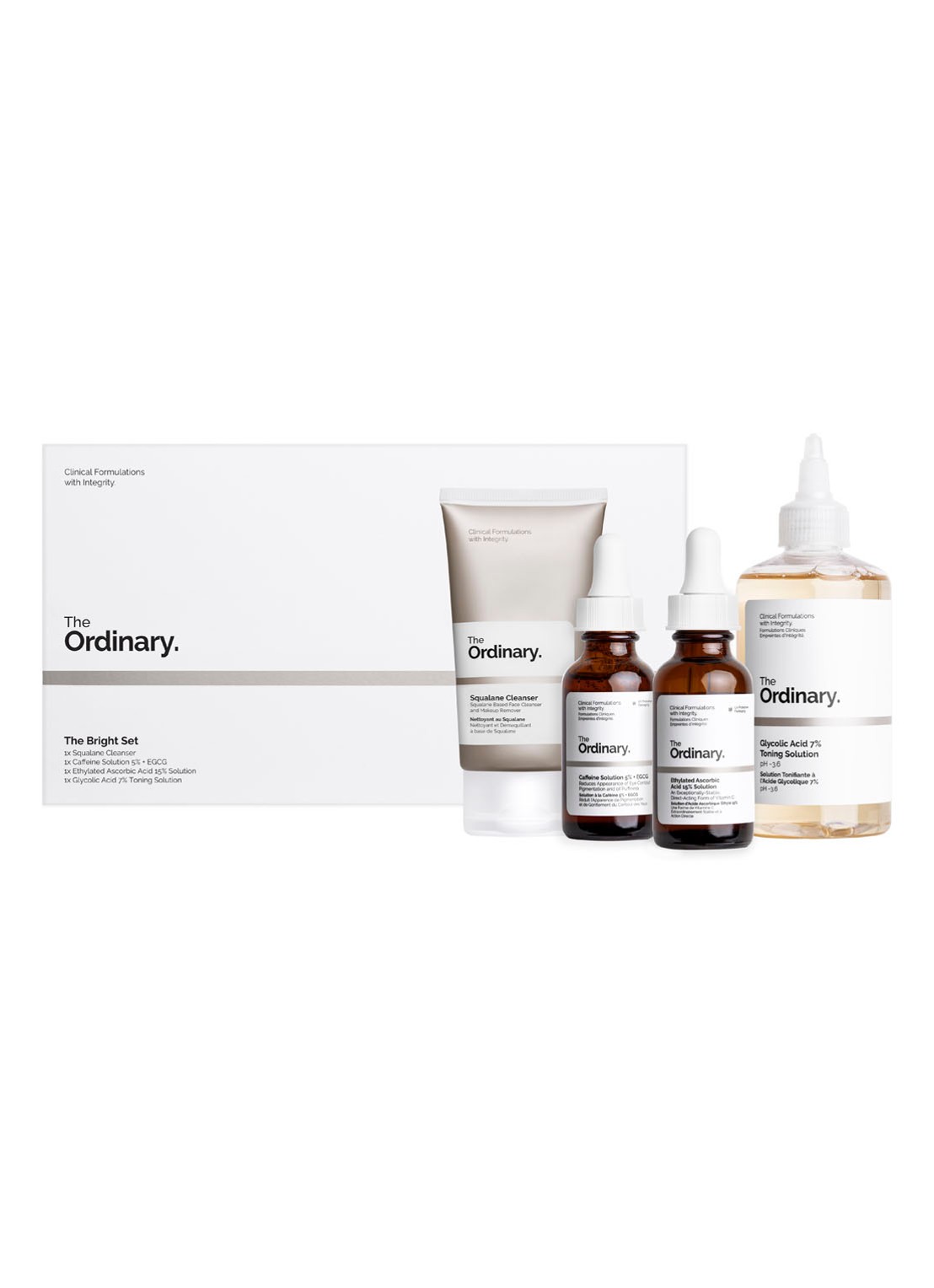 The Ordinary The Bright Set - verzorgingsset - voorkant undefined